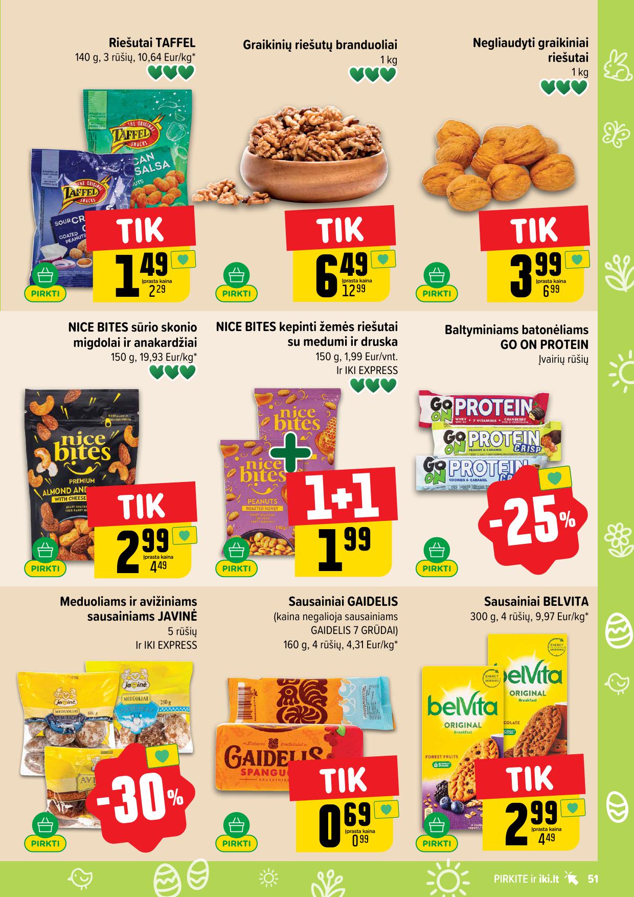 Naujausias IKI kaininis katalogas 2026.03.30 - 2026.04.04