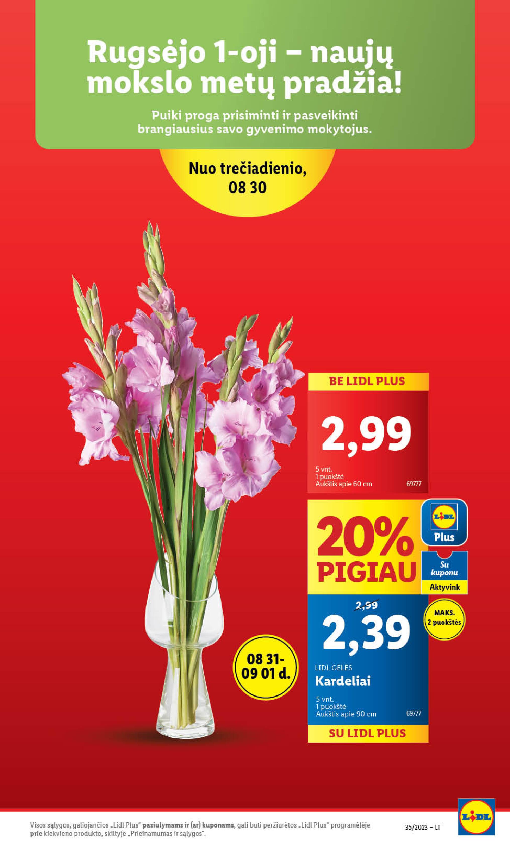 Naujausias LIDL kaininis katalogas 2023.08.28 - 2023.09.03