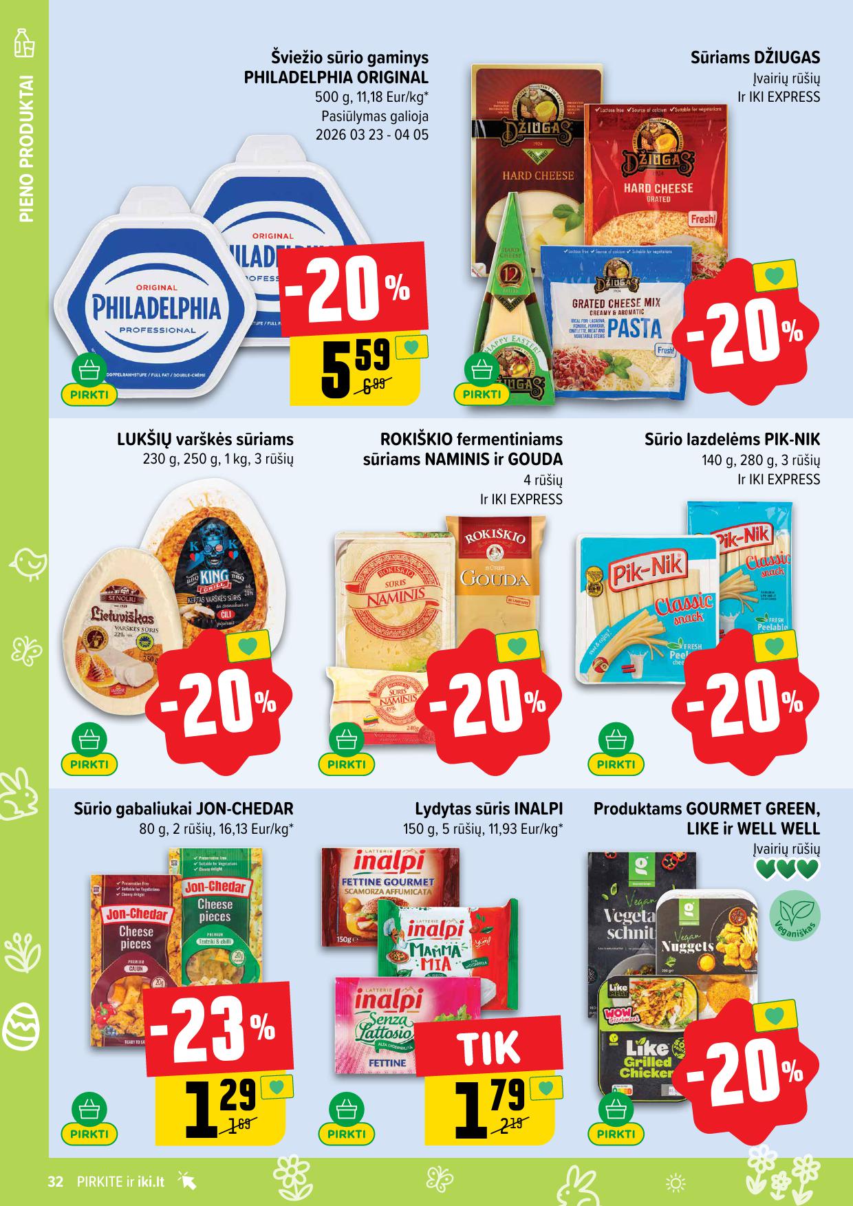 Naujausias IKI kaininis katalogas 2026.03.23 - 2026.03.29