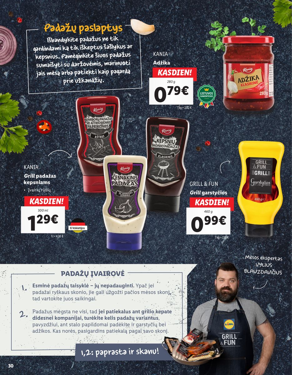 LIDL grilio katalogas "GRILIO ISTORIJOS 2022"