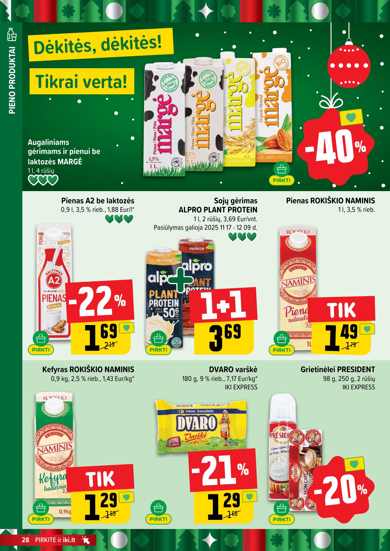 Naujausias IKI kaininis katalogas 2025.12.01 - 2025.12.07