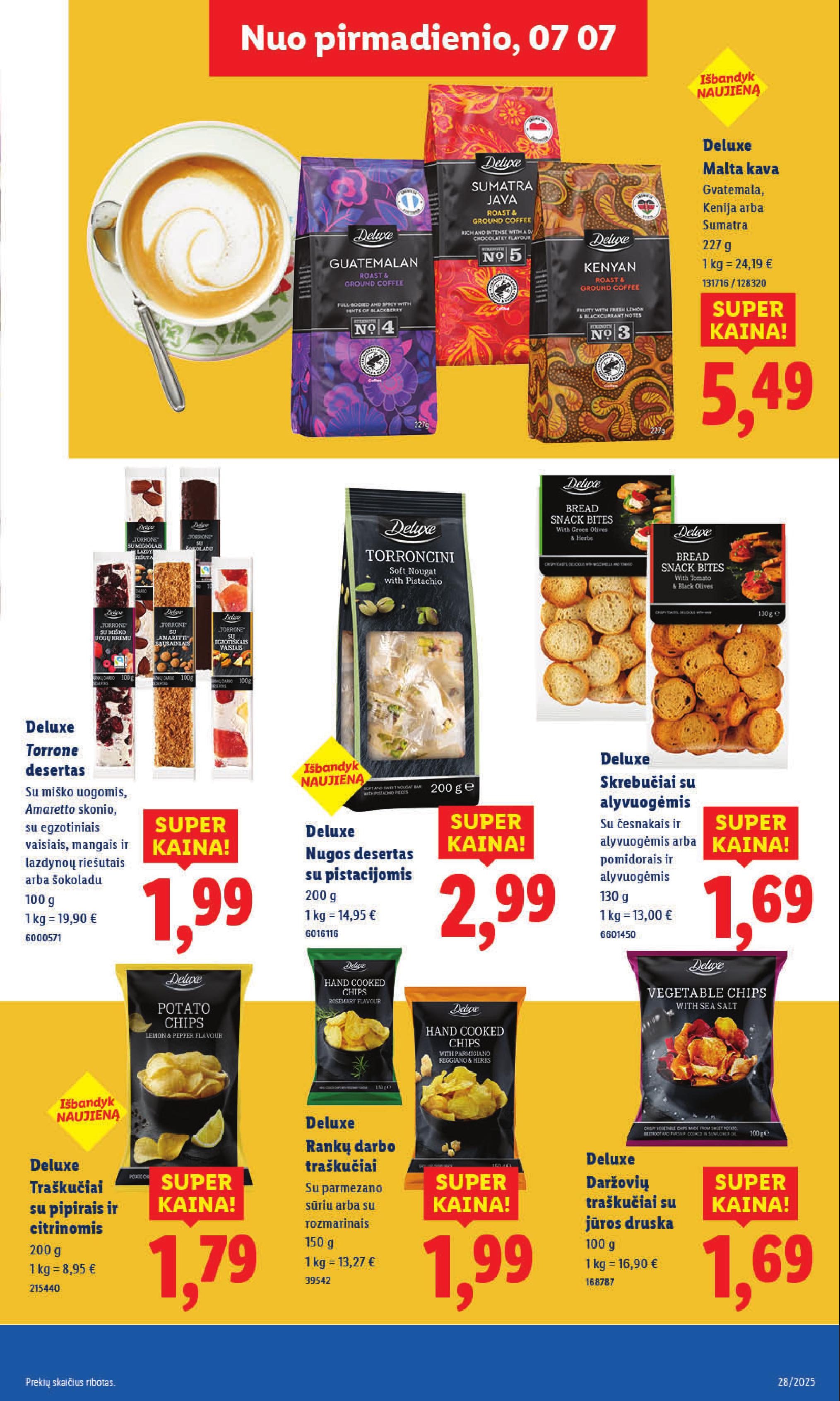 Naujausias LIDL kaininis katalogas 2025.07.07 - 2025.07.13