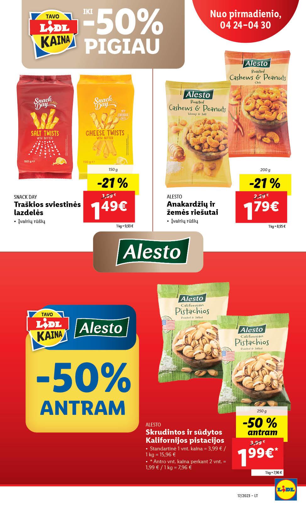 Naujausias LIDL kaininis katalogas 2023.04.24 - 2023.04.30