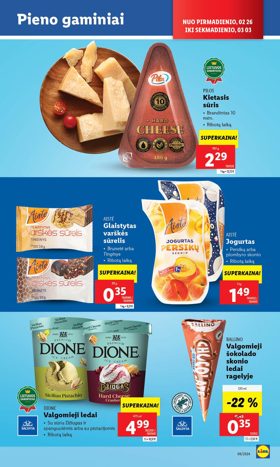 Naujausias LIDL kaininis katalogas 2024.02.26 - 2024.03.03