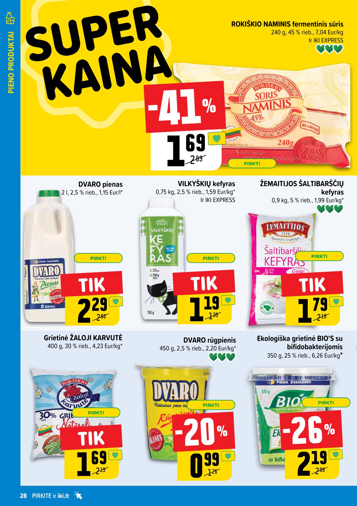 Naujausias IKI kaininis katalogas 2024.09.02 - 2024.09.08