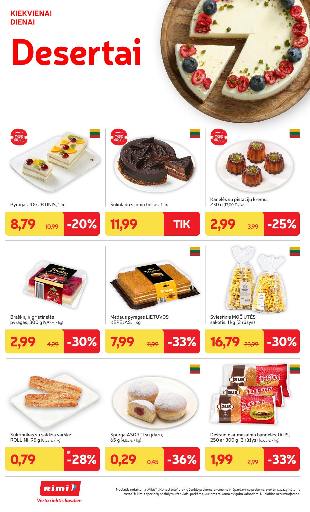Naujausias RIMI kaininis katalogas 2026.04.28 - 2026.05.04
