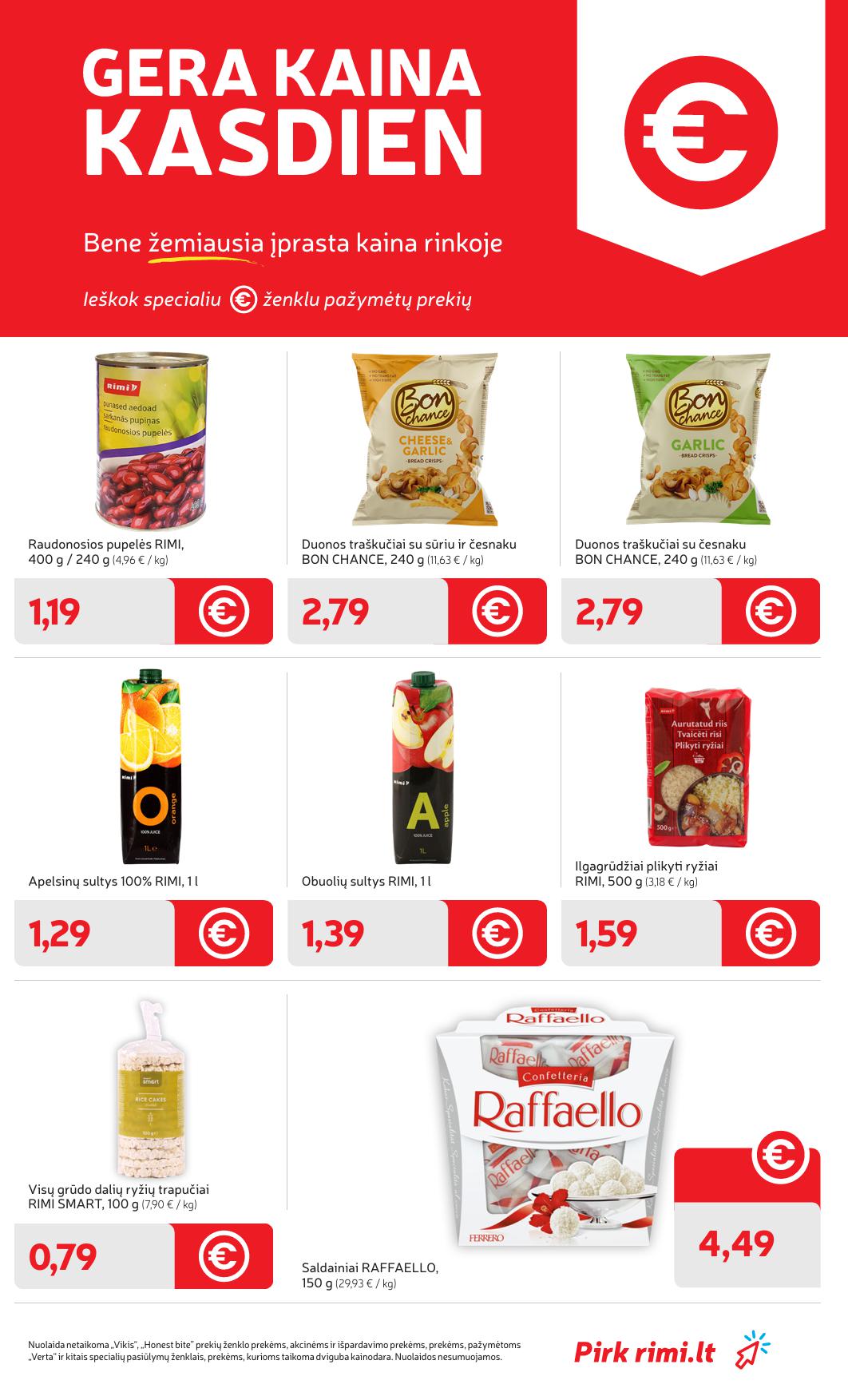 Naujausias RIMI kaininis katalogas 2026.04.28 - 2026.05.04