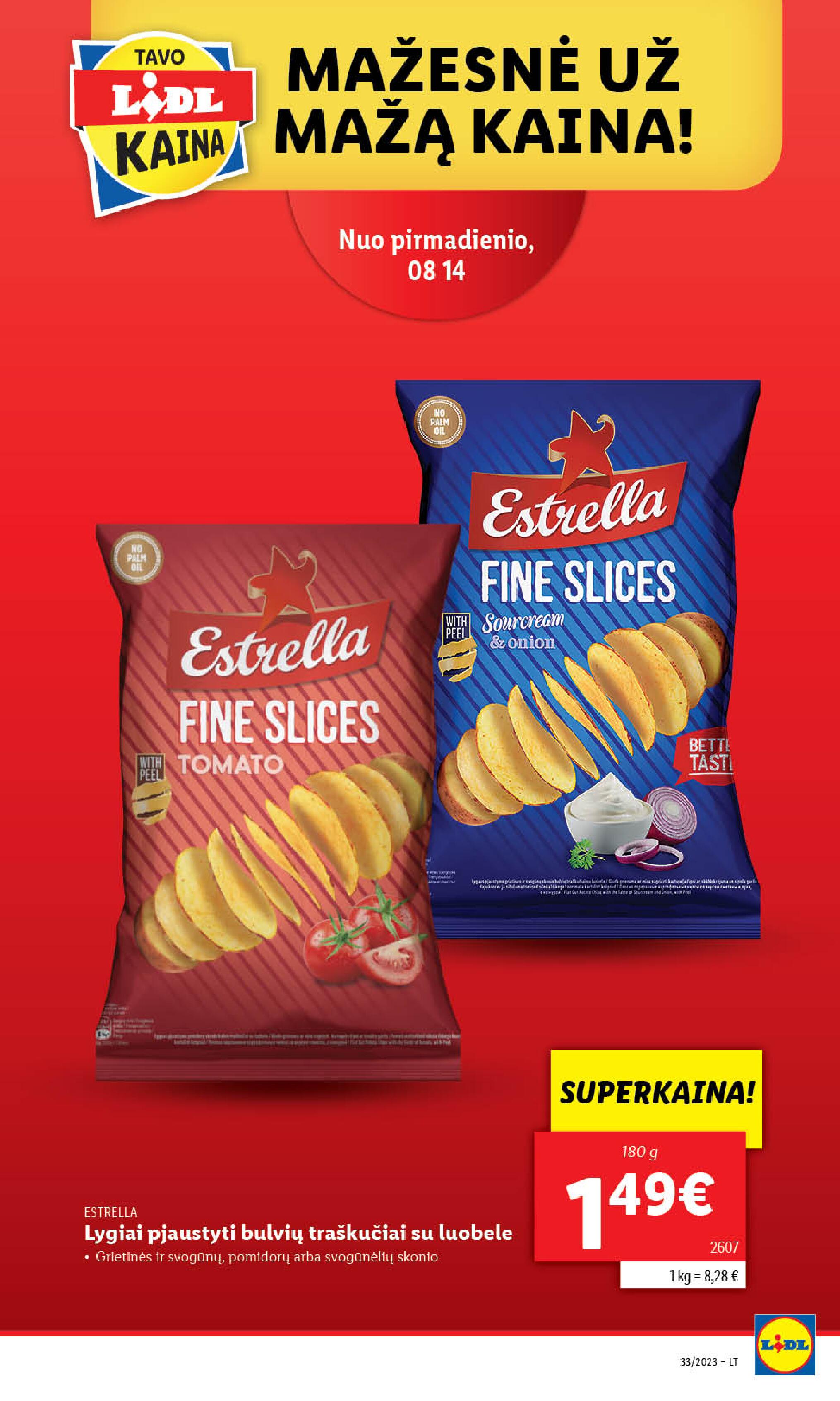 Naujausias LIDL kaininis katalogas 2023.08.14 - 2023.08.20