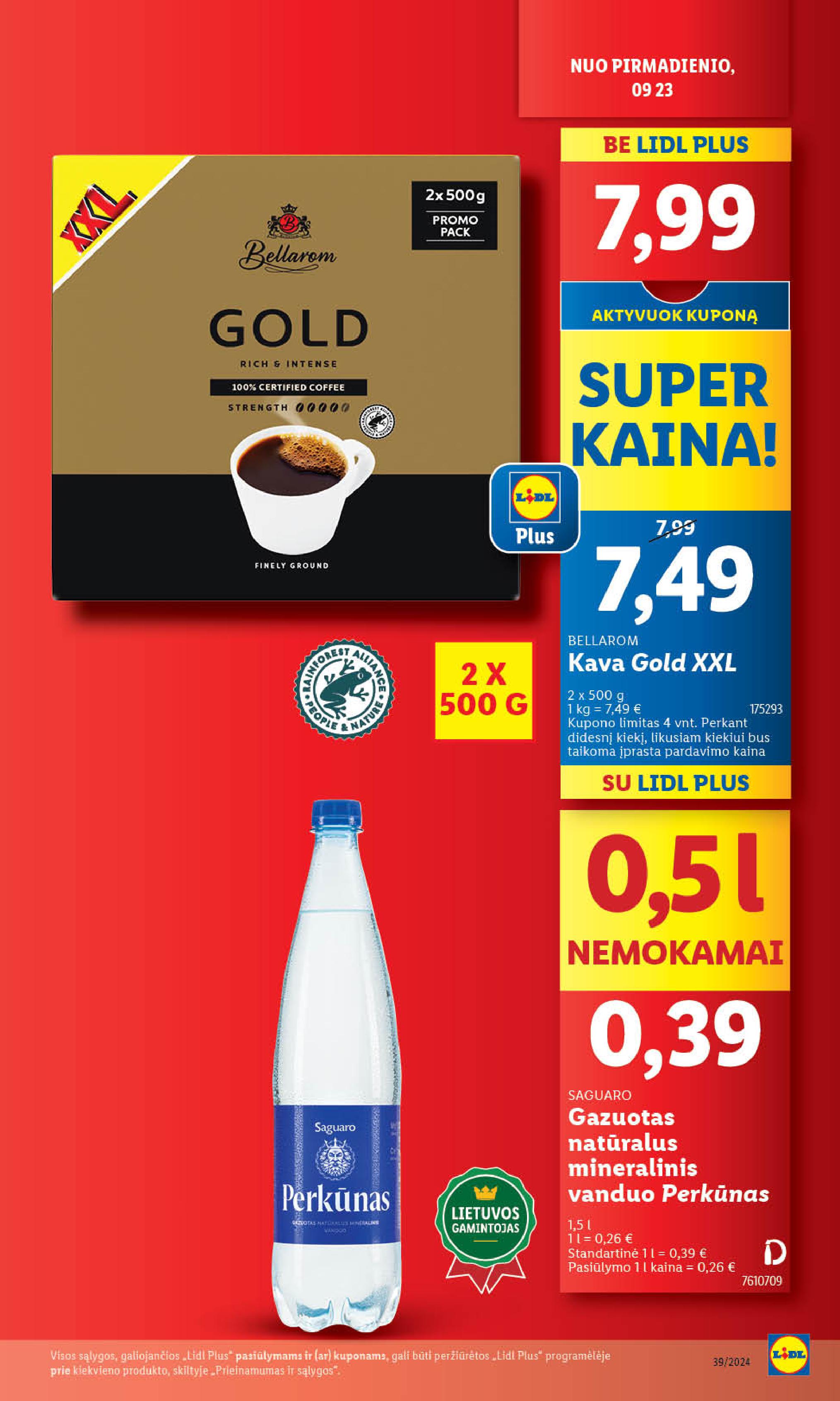 Naujausias LIDL kaininis katalogas 2024.09.23 - 2024.09.29