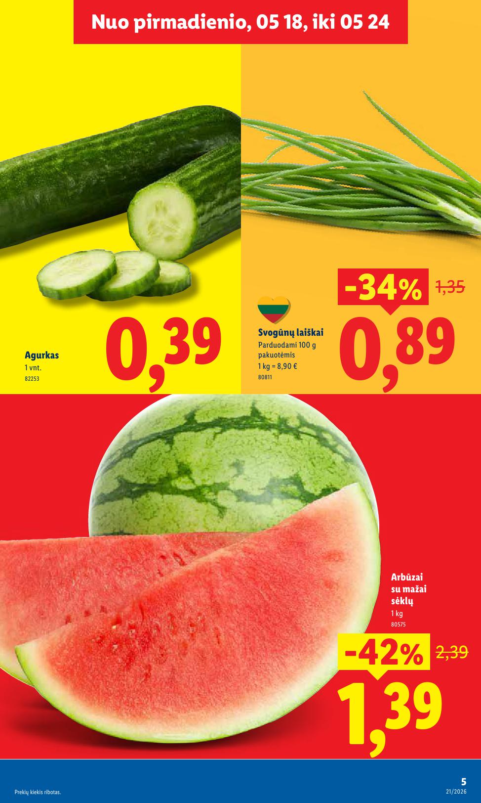 Naujausias LIDL kaininis katalogas 2026.05.18 - 2026.05.24