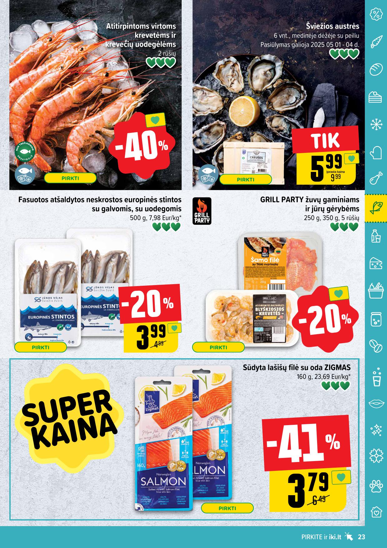 Naujausias IKI kaininis katalogas 2025.04.28 - 2025.05.04