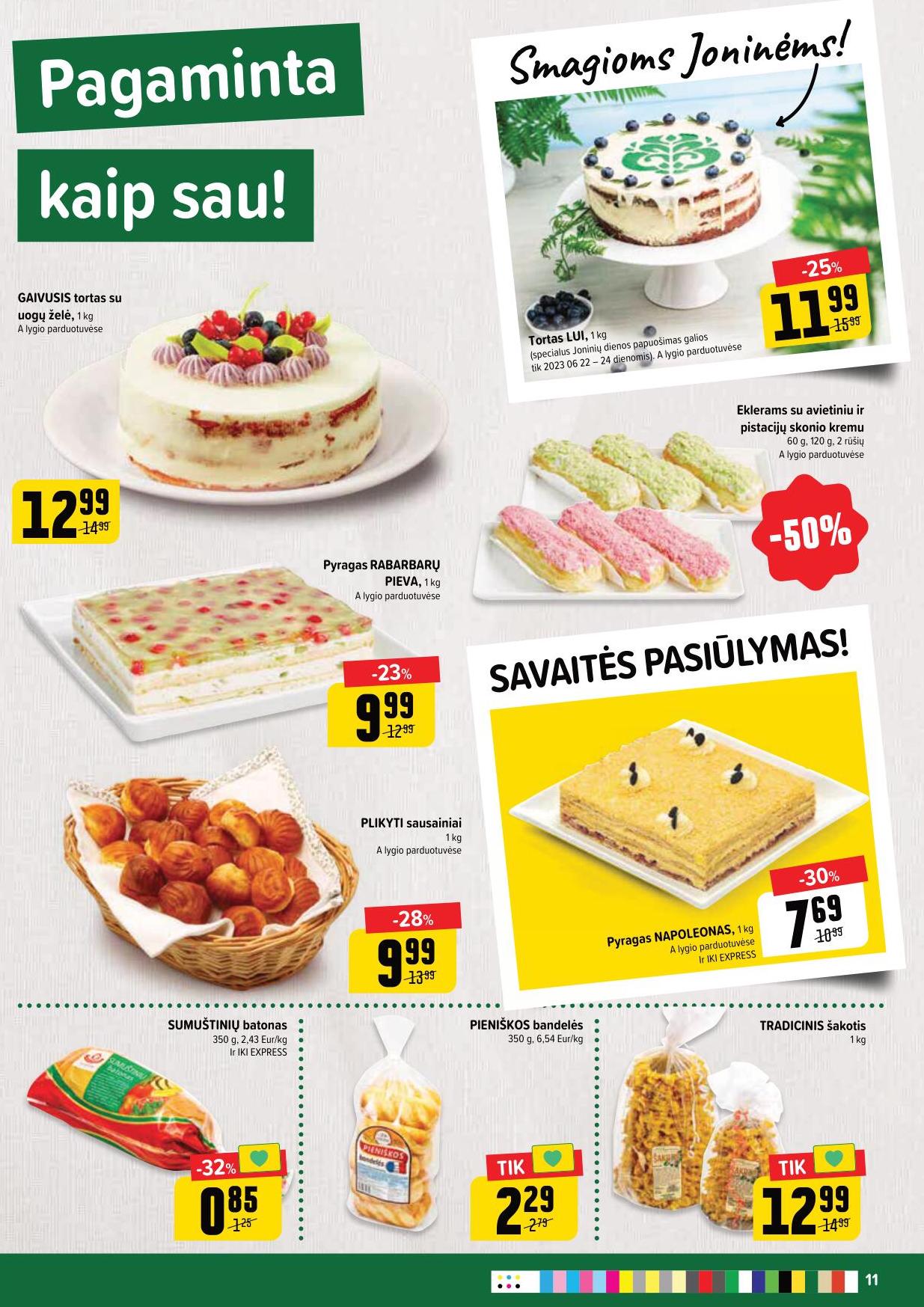 Naujausias IKI kaininis katalogas 2023.06.19 - 2023.06.25