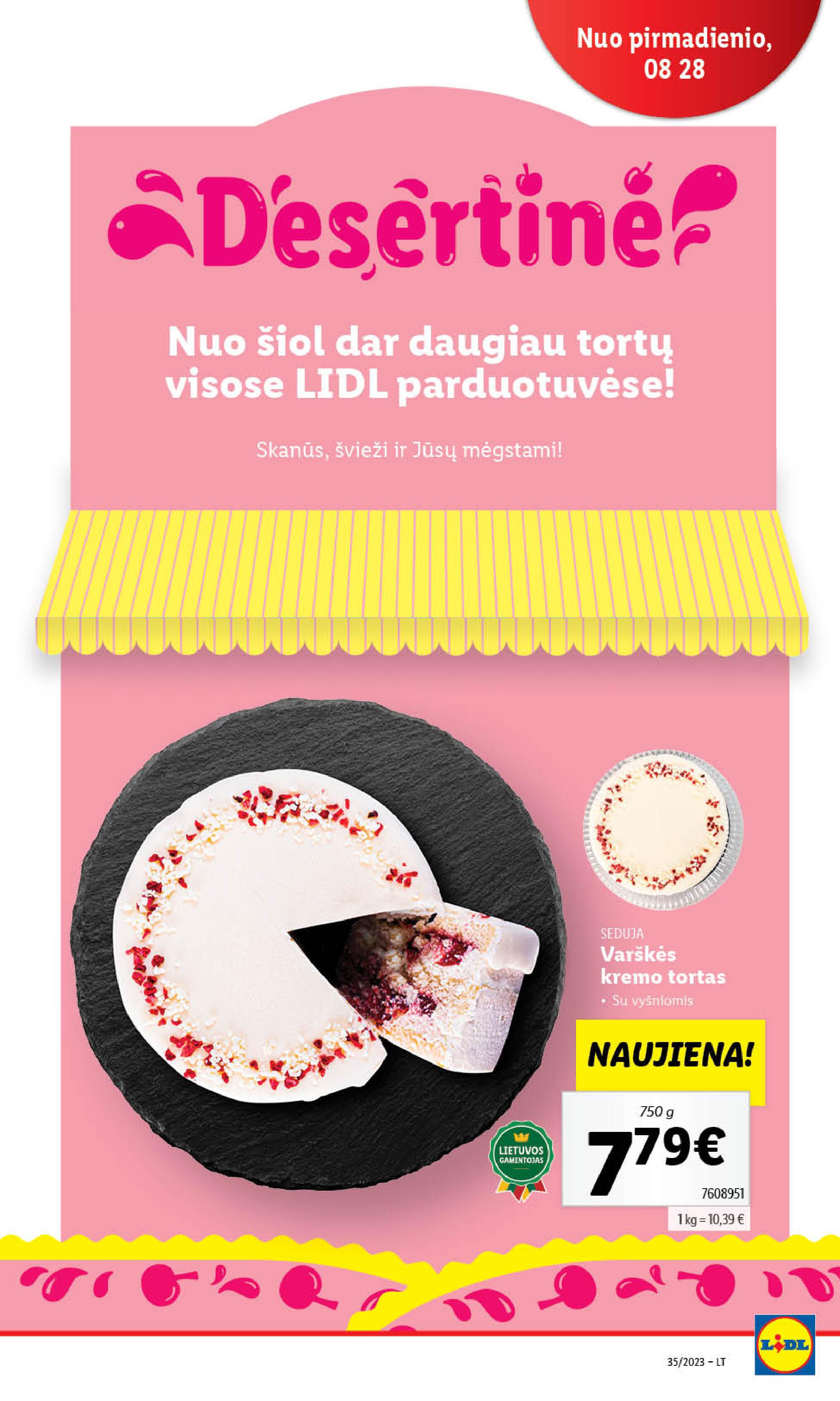 Naujausias LIDL kaininis katalogas 2023.08.28 - 2023.09.03