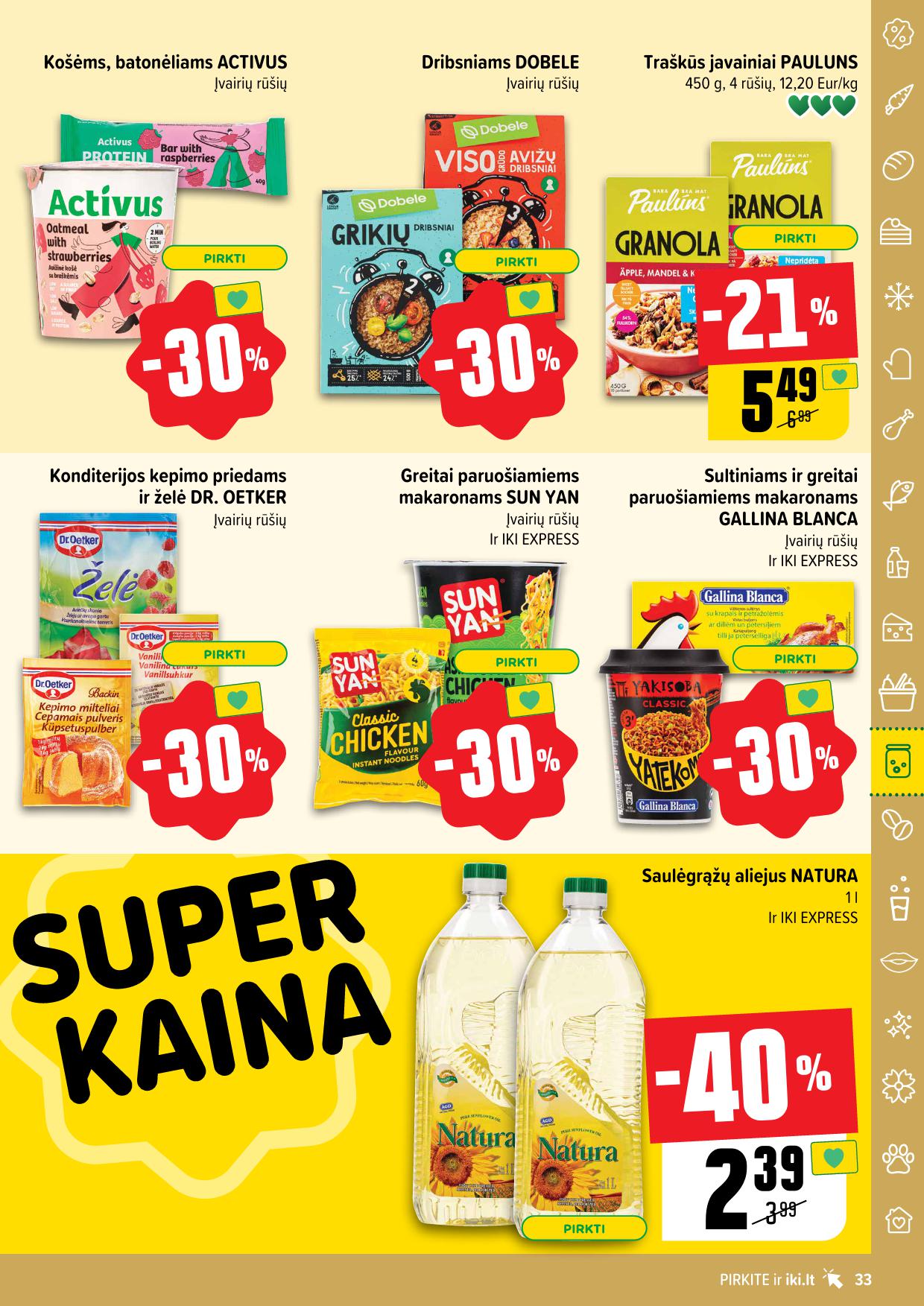 Naujausias IKI kaininis katalogas 2024.07.15 - 2024.07.21
