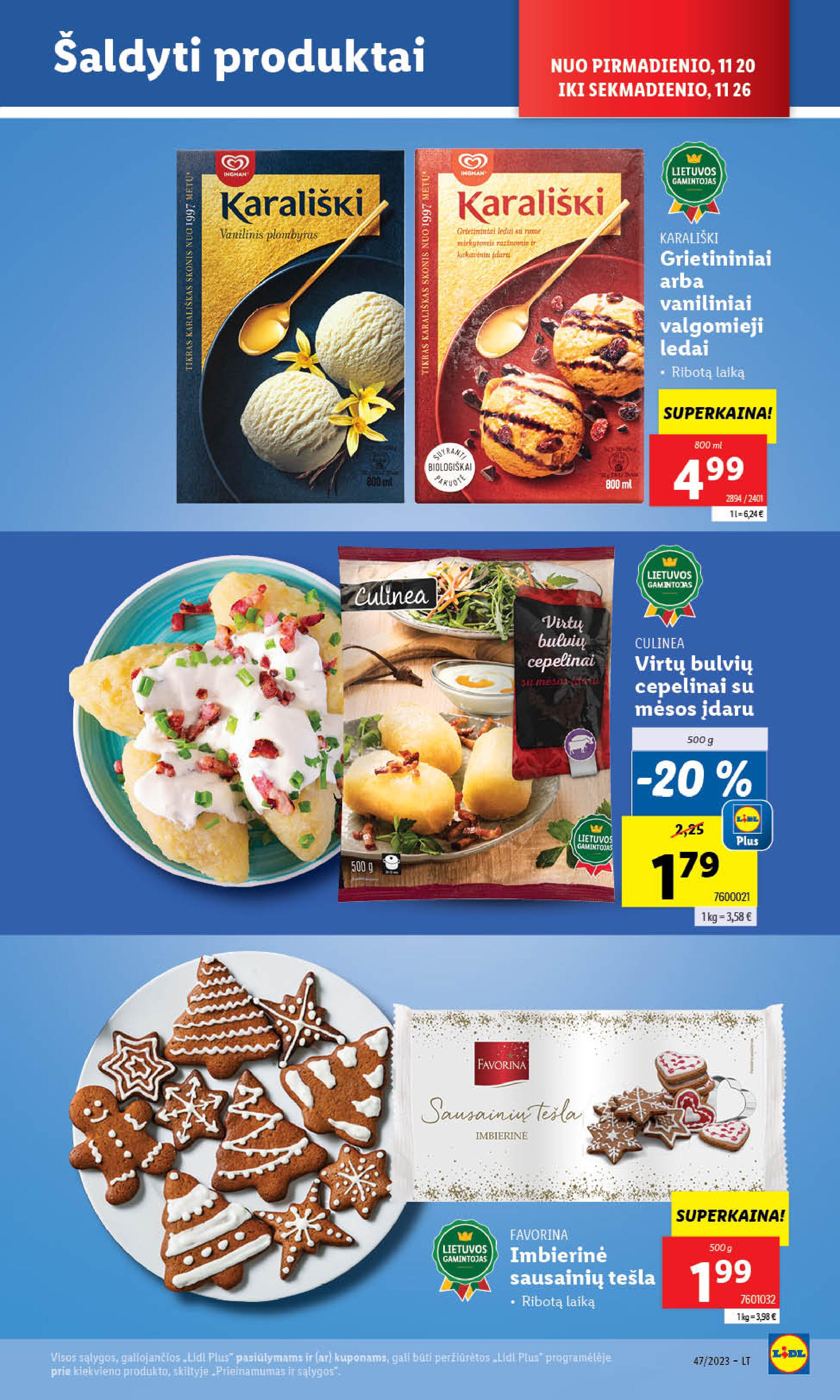 Naujausias LIDL kaininis katalogas 2023.11.20 - 2023.11.26