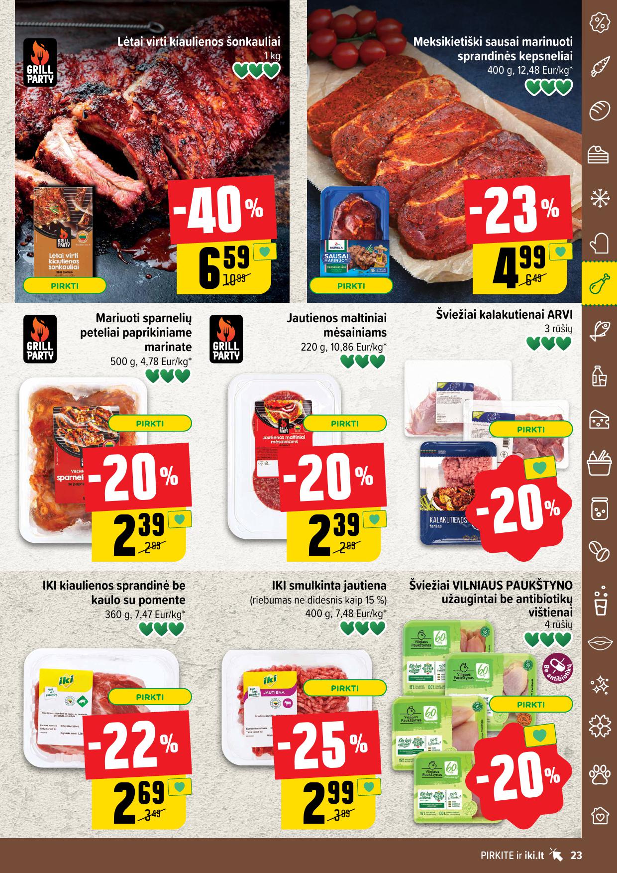 IKI SAVAITĖLĖ akcijų ir nuolaidų leidinys Nr.24 2025.06.09 - 2025.06.15