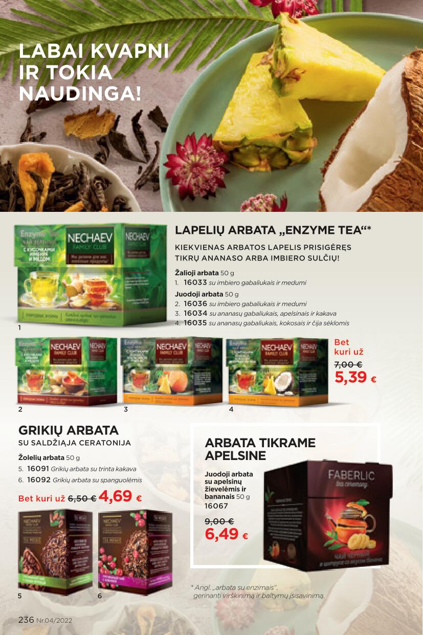 Naujausias FABERLIC katalogas Nr.4 galioja 2022.02.21 - 2022.03.13