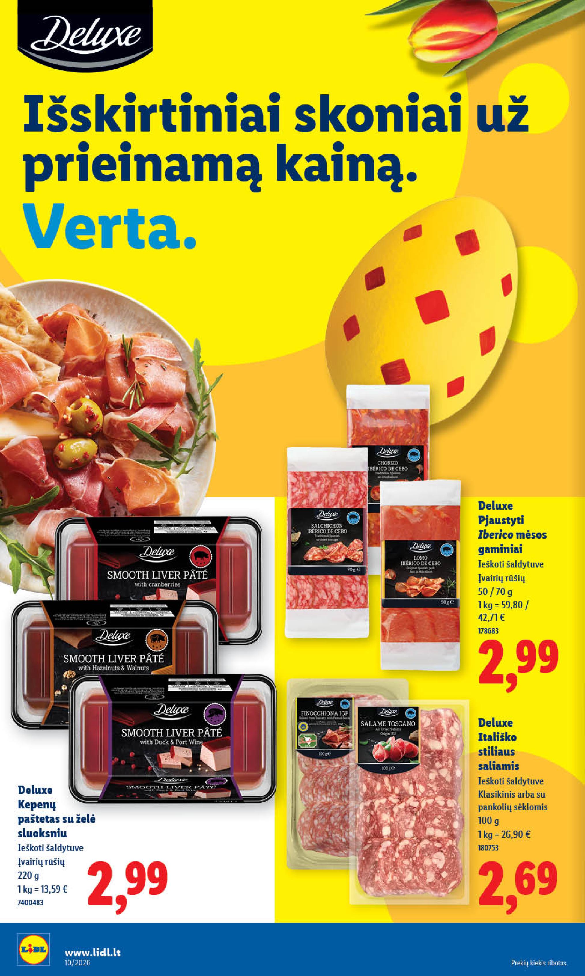 Naujausias LIDL kaininis katalogas 2026.03.02 - 2026.03.08