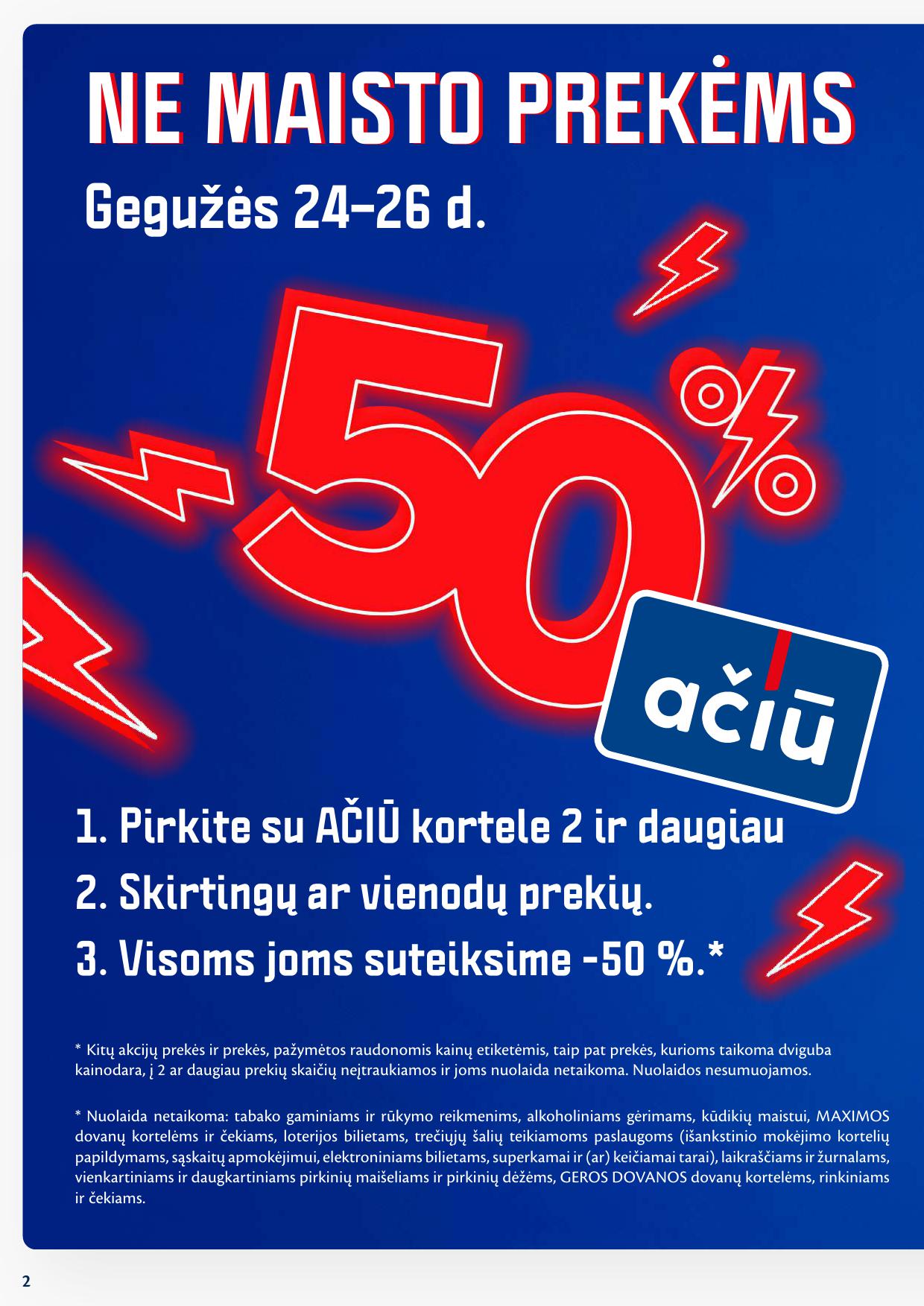 Naujausias MAXIMA kaininis katalogas 2024.05.21 - 2024.05.27