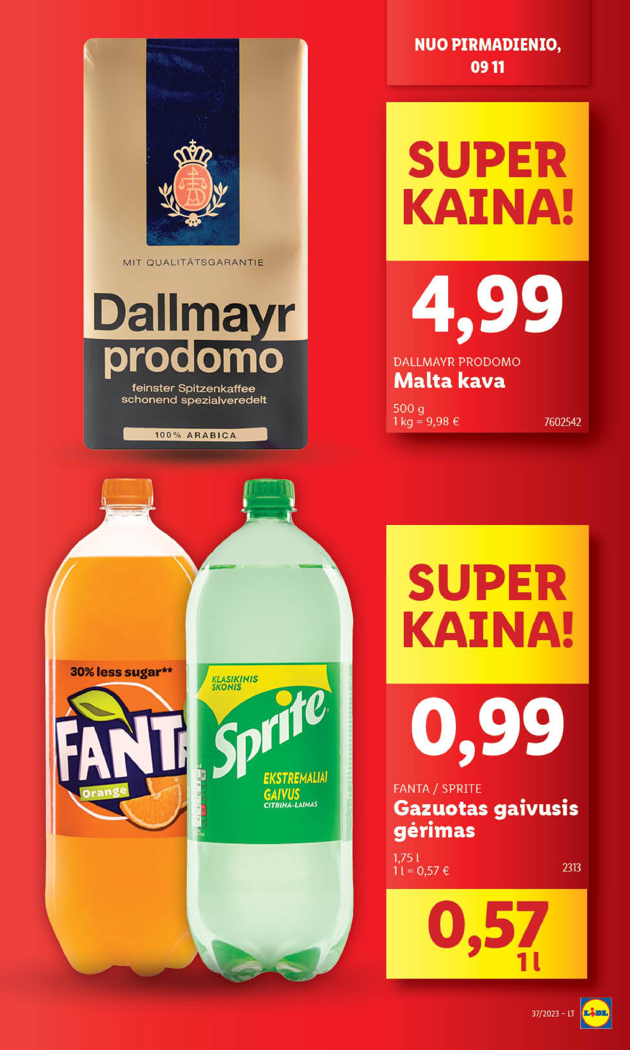 Naujausias LIDL kaininis katalogas 2023.09.11 - 2023.09.17