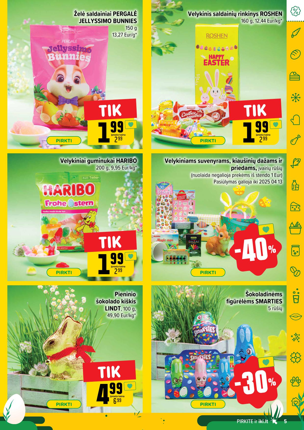 IKI SAVAITĖLĖ akcijų ir nuolaidų leidinys Nr.15 2025.04.07 - 2025.04.13