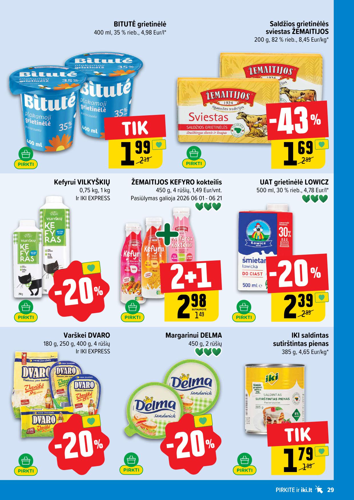 Naujausias IKI kaininis katalogas 2026.06.15 - 2026.06.21