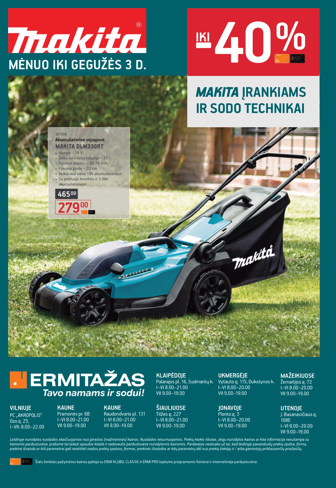 ERMITAŽAS Pavasario katalogas 2026 galioja 2026.04.01 iki 2026.05.03