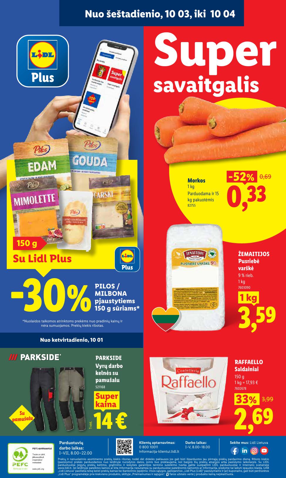 Naujausias LIDL kaininis katalogas 2026.09.28 - 2026.10.04