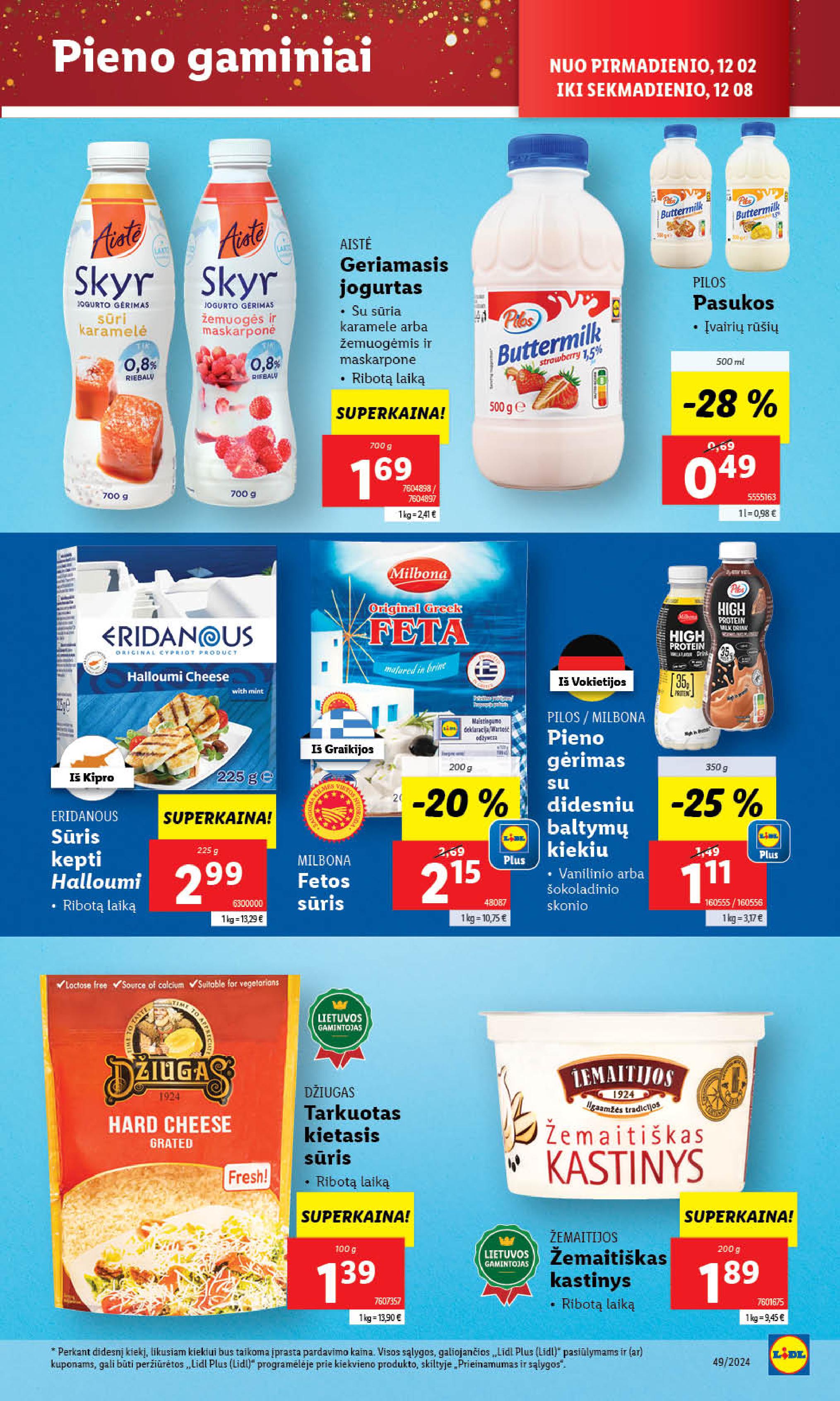 Naujausias LIDL kaininis katalogas 2024.12.02 - 2024.12.08