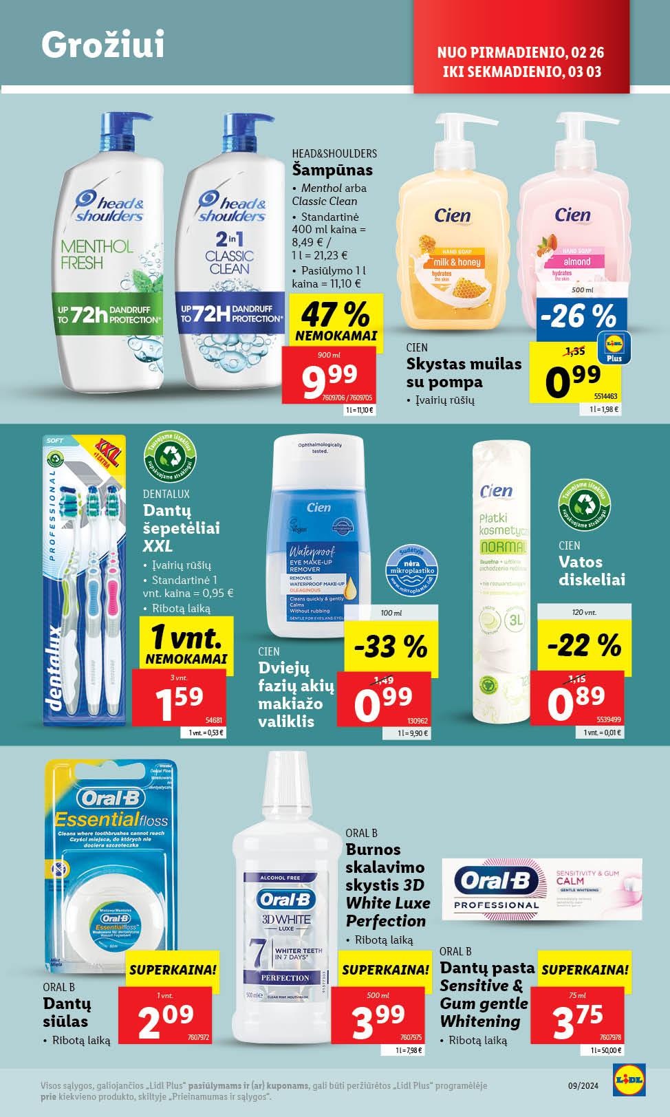 Naujausias LIDL kaininis katalogas 2024.02.26 - 2024.03.03