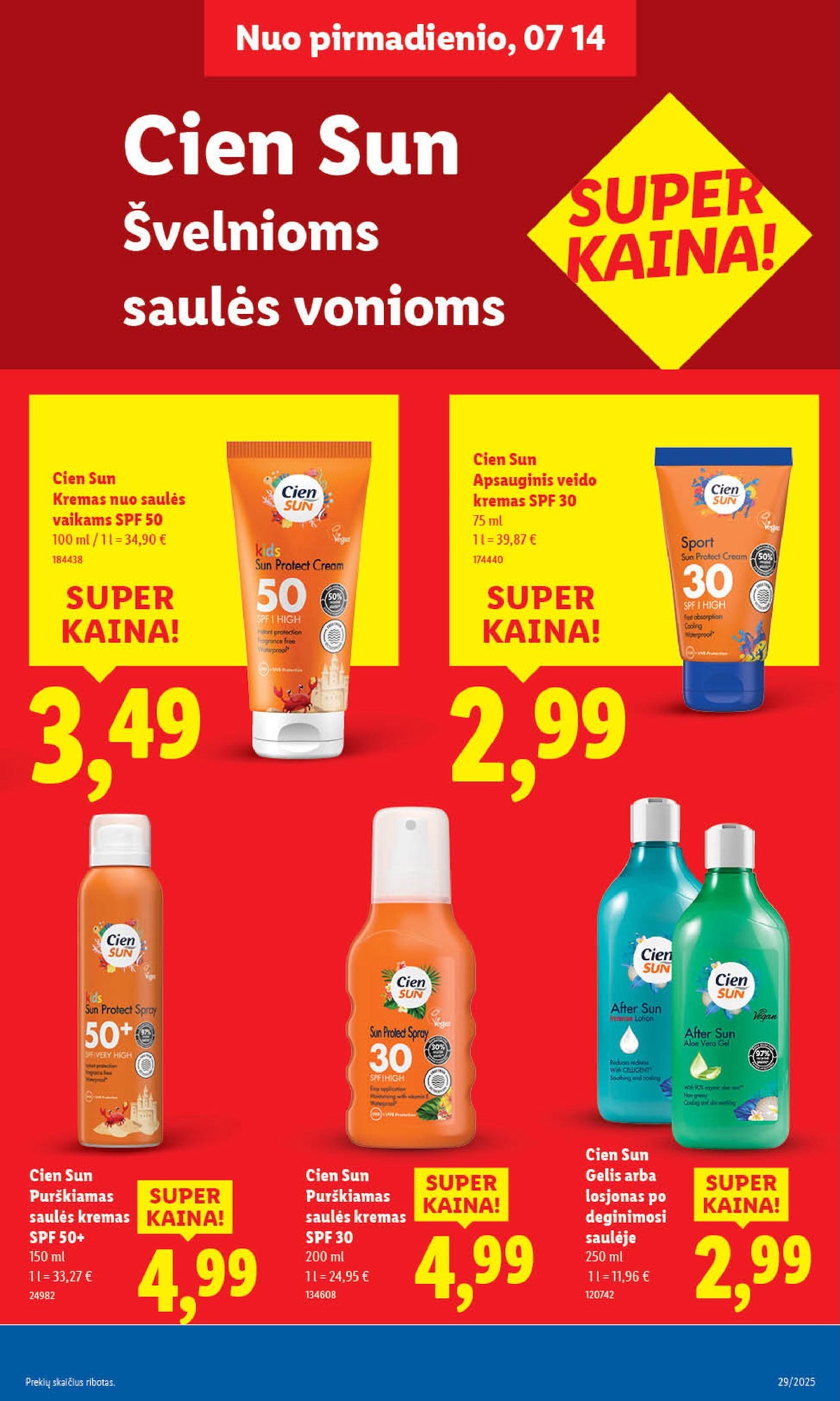 Naujausias LIDL kaininis katalogas 2025.07.14 - 2025.07.20