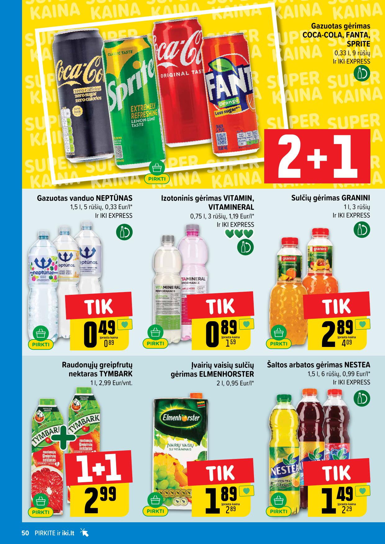 IKI SAVAITĖLĖ akcijų ir nuolaidų leidinys Nr.20 2026.05.11 - 2026.05.17