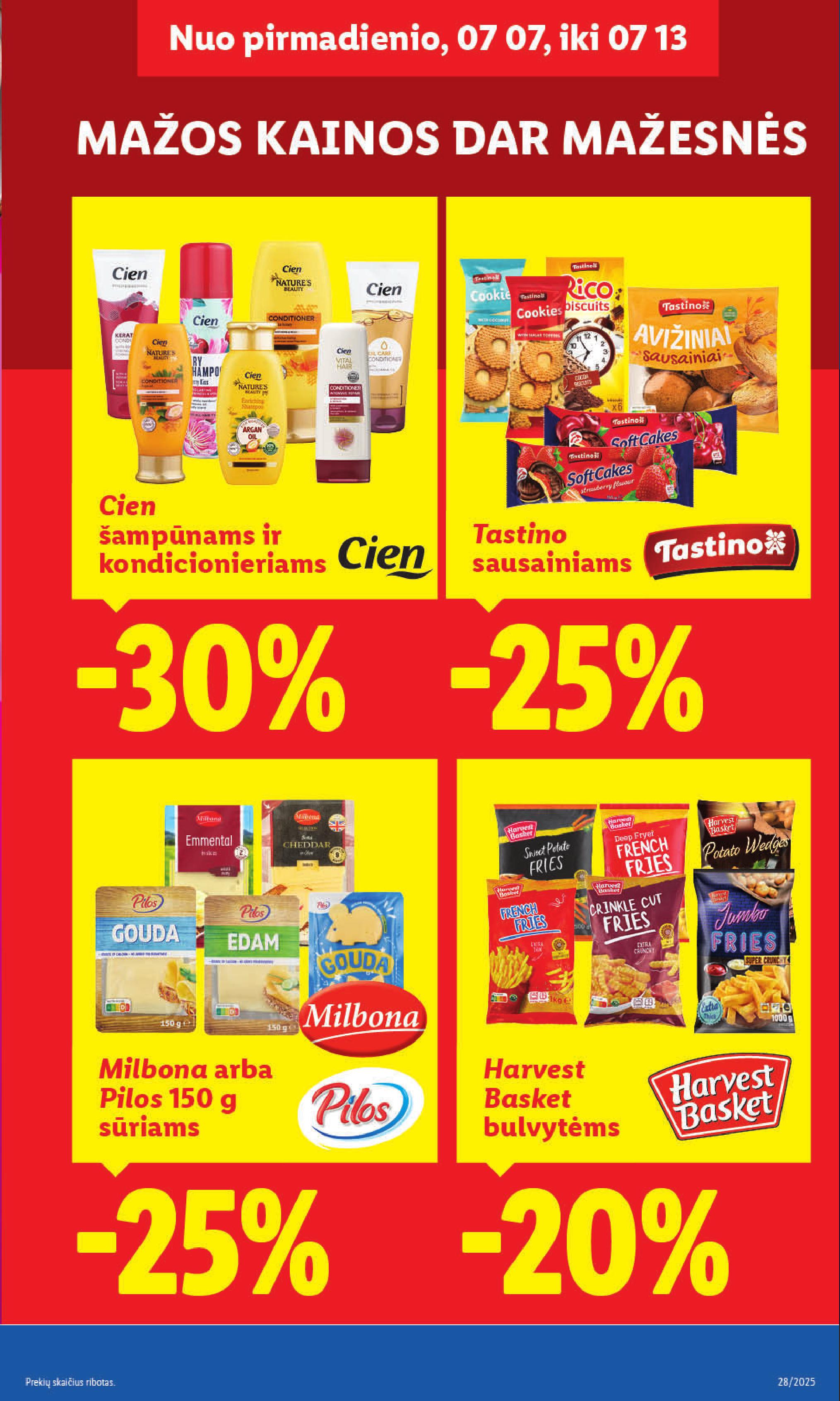 Naujausias LIDL kaininis katalogas 2025.07.07 - 2025.07.13