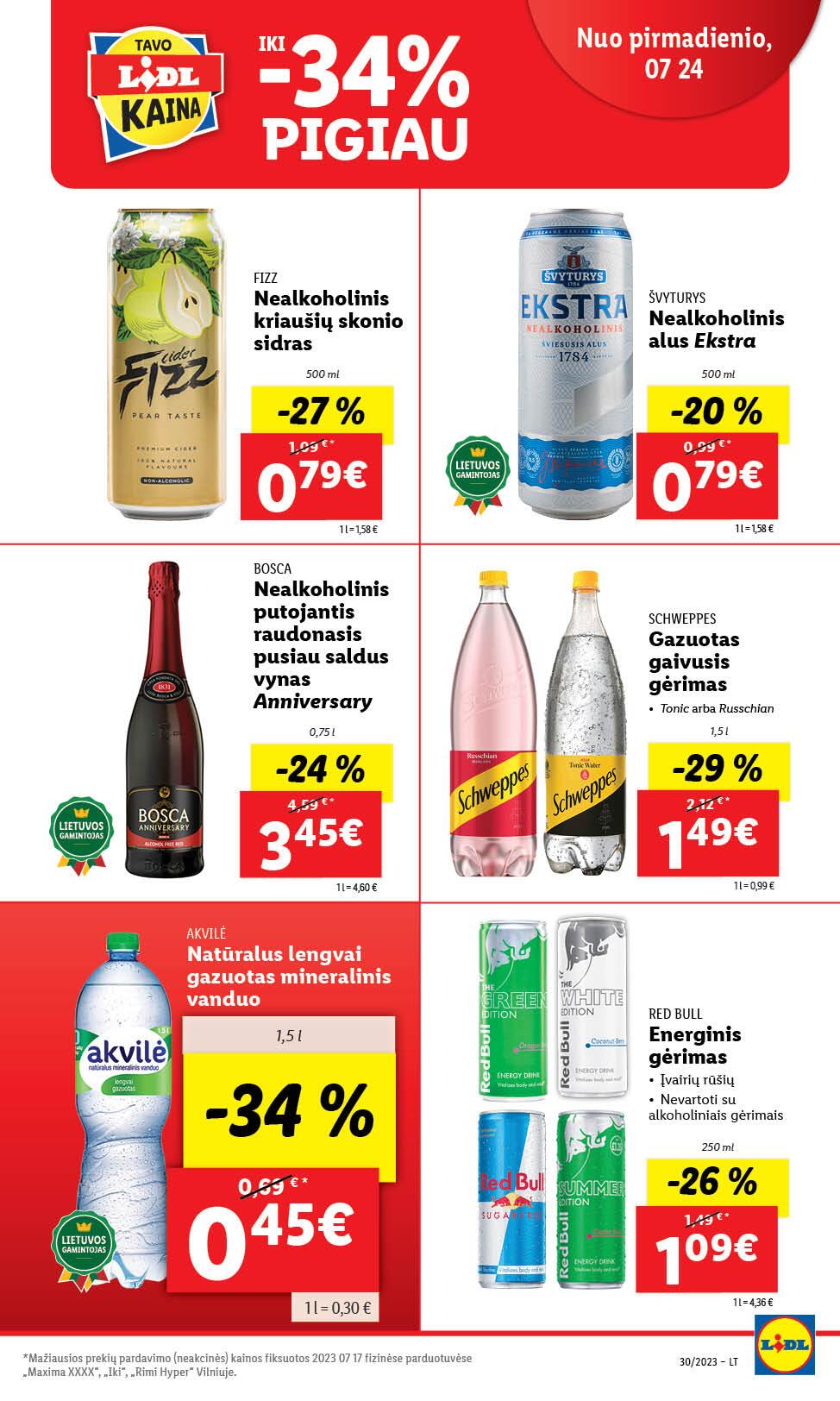 Naujausias LIDL kaininis katalogas 2023.07.24 - 2023.07.30