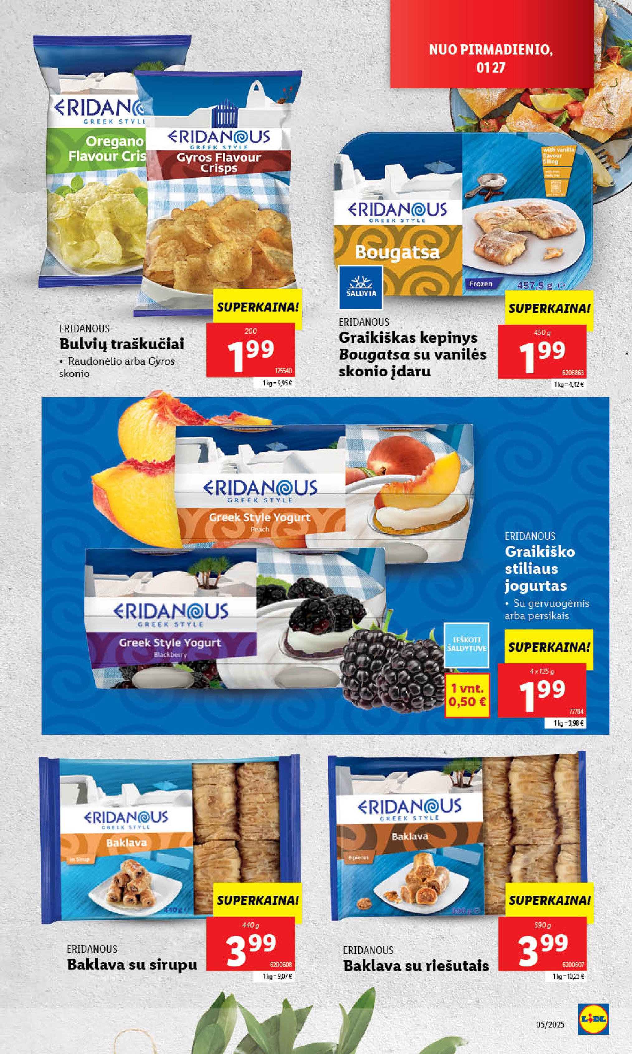 Naujausias LIDL kaininis katalogas 2025.01.27 - 2025.02.02