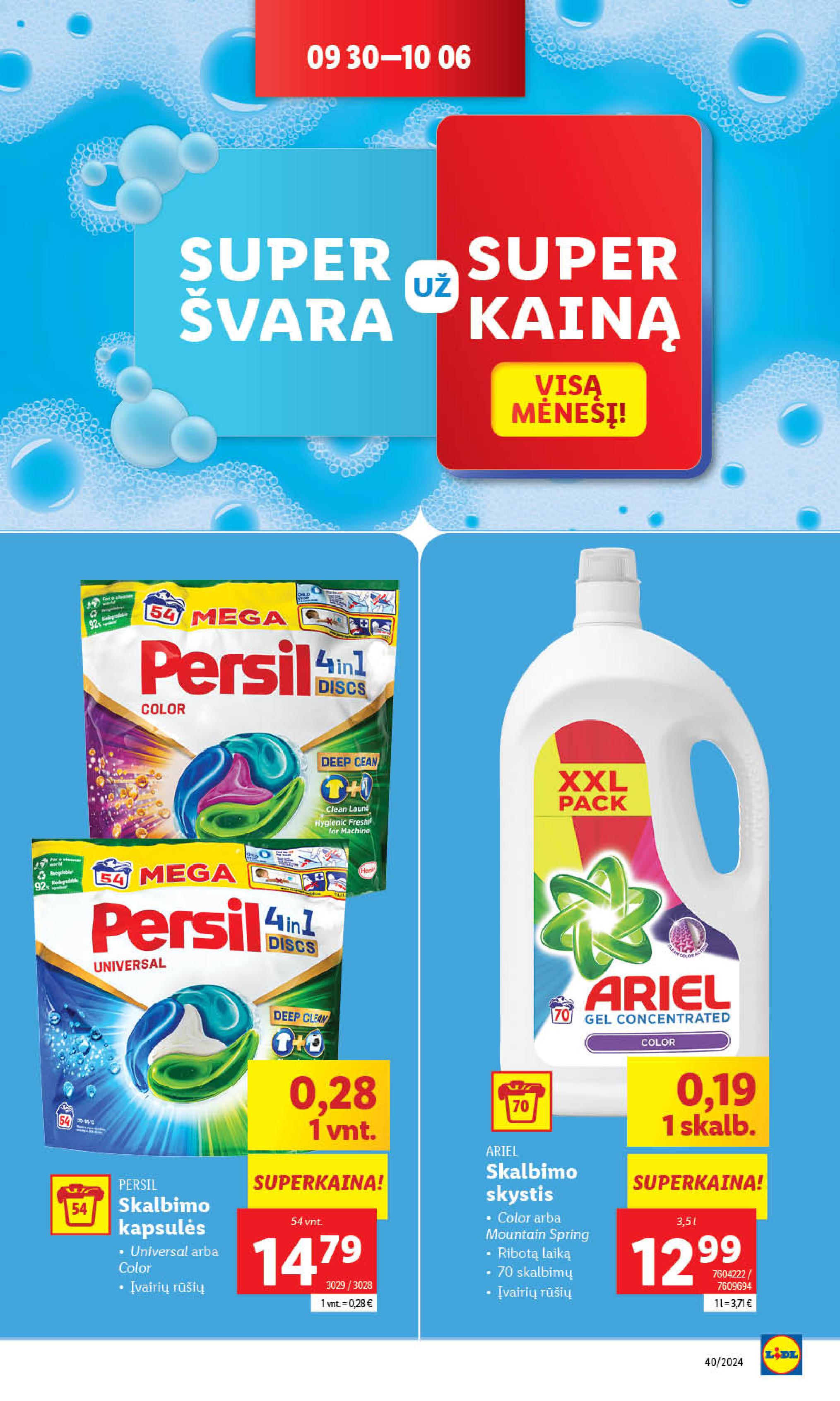 Naujausias LIDL kaininis katalogas 2024.09.30 - 2024.10.06