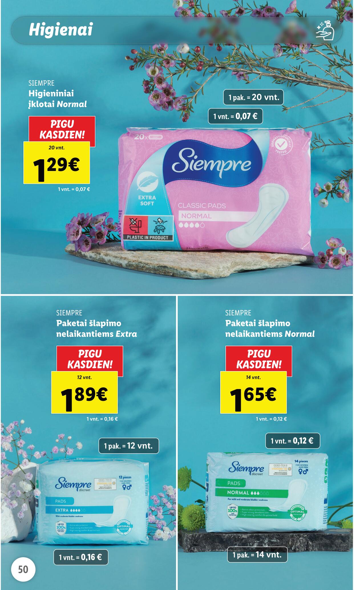 LIDL prekių katalogas "Grožio festivalis" galioja nuo 2023.05.01