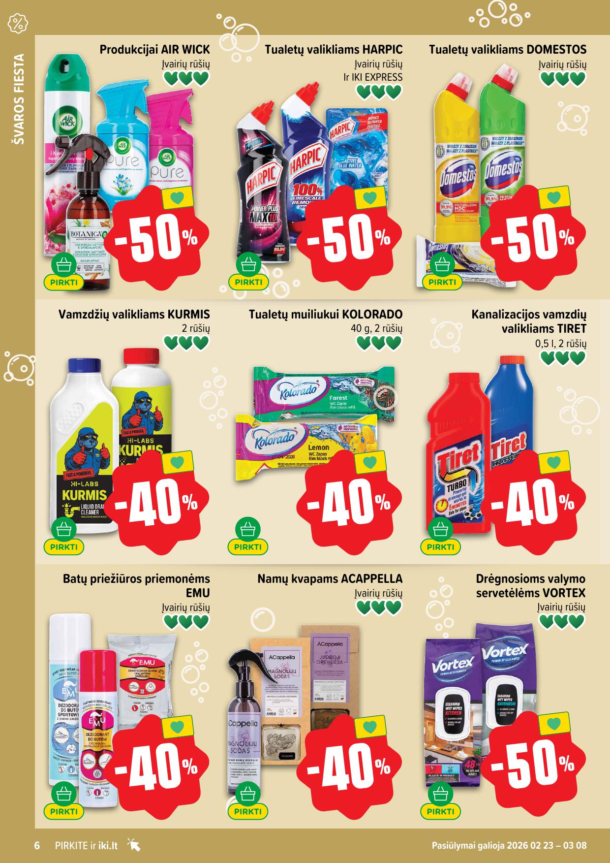 Naujausias IKI kaininis katalogas 2026.02.23 - 2026.03.01