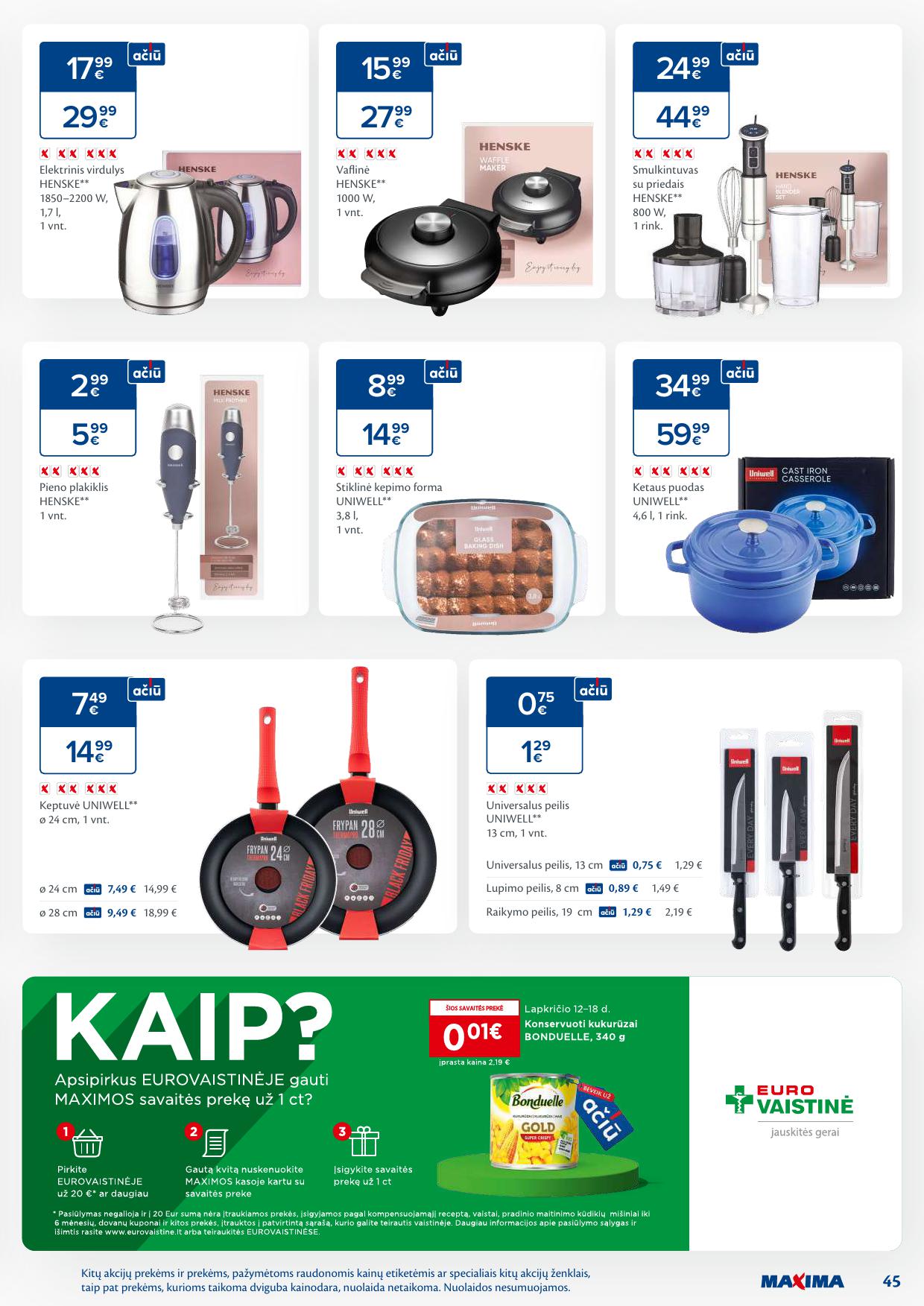 Naujausias MAXIMA kaininis katalogas 2024.11.12 - 2024.11.18