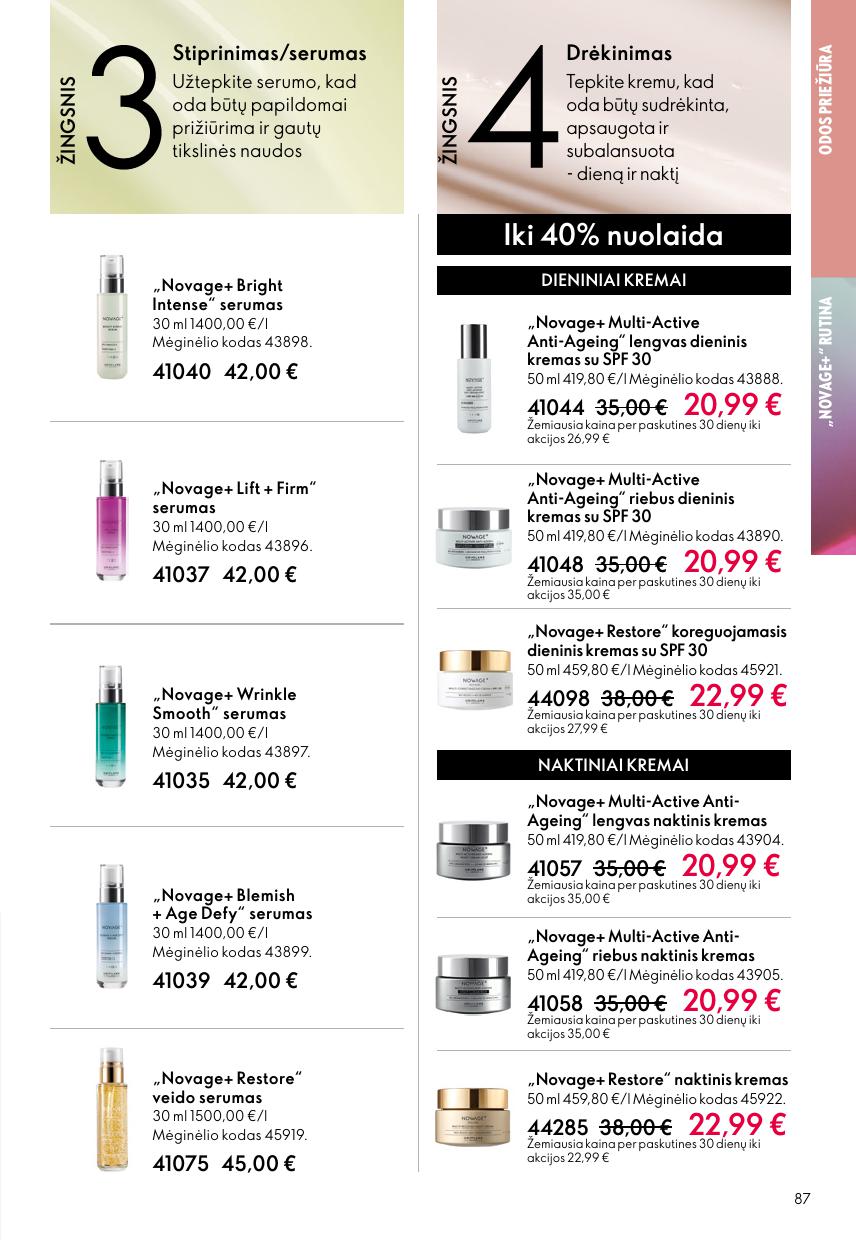 Naujas ORIFLAME katalogas galioja 2026.04.22 - 2026.05.12