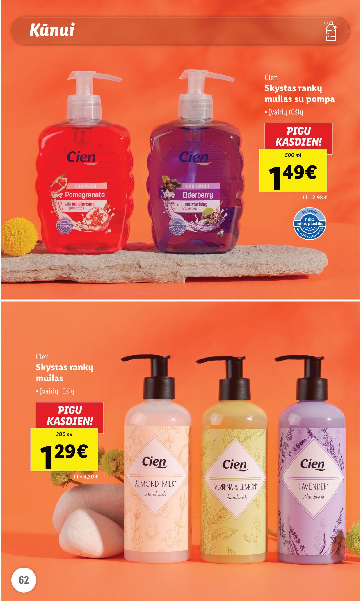 LIDL prekių katalogas "Grožio festivalis" galioja nuo 2023.05.01