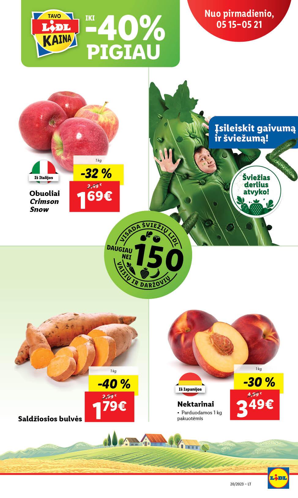 Naujausias LIDL kaininis katalogas 2023.05.15 - 2023.05.21