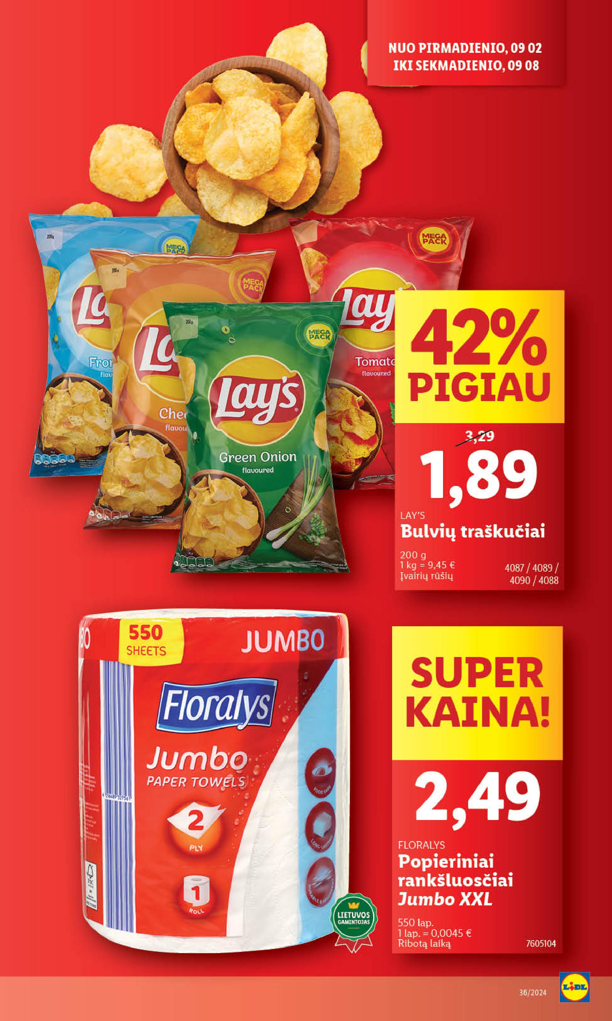 Naujausias LIDL kaininis katalogas 2024.09.02 - 2024.09.08