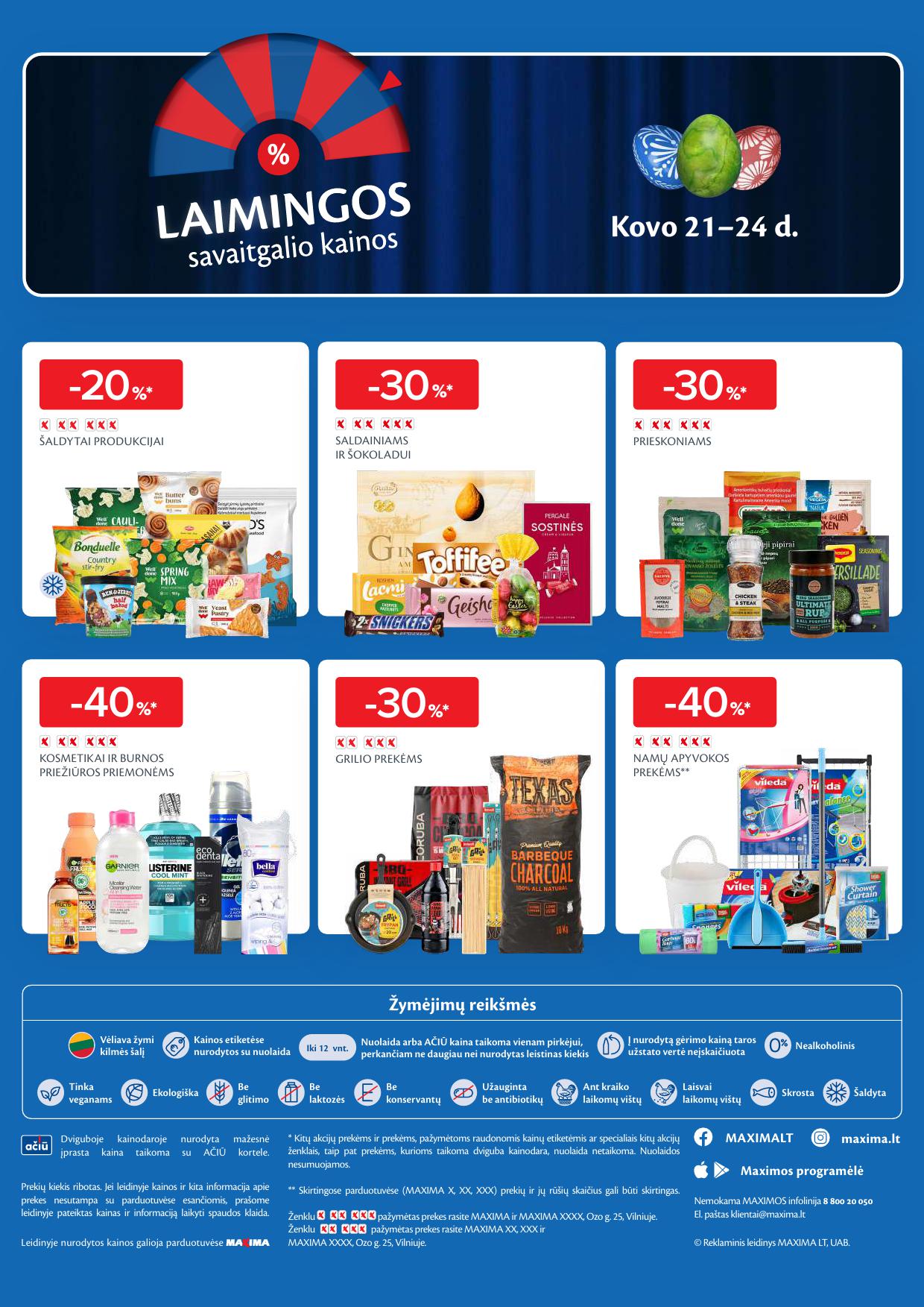 Naujausias MAXIMA kaininis katalogas 2024.03.19 - 2024.03.25