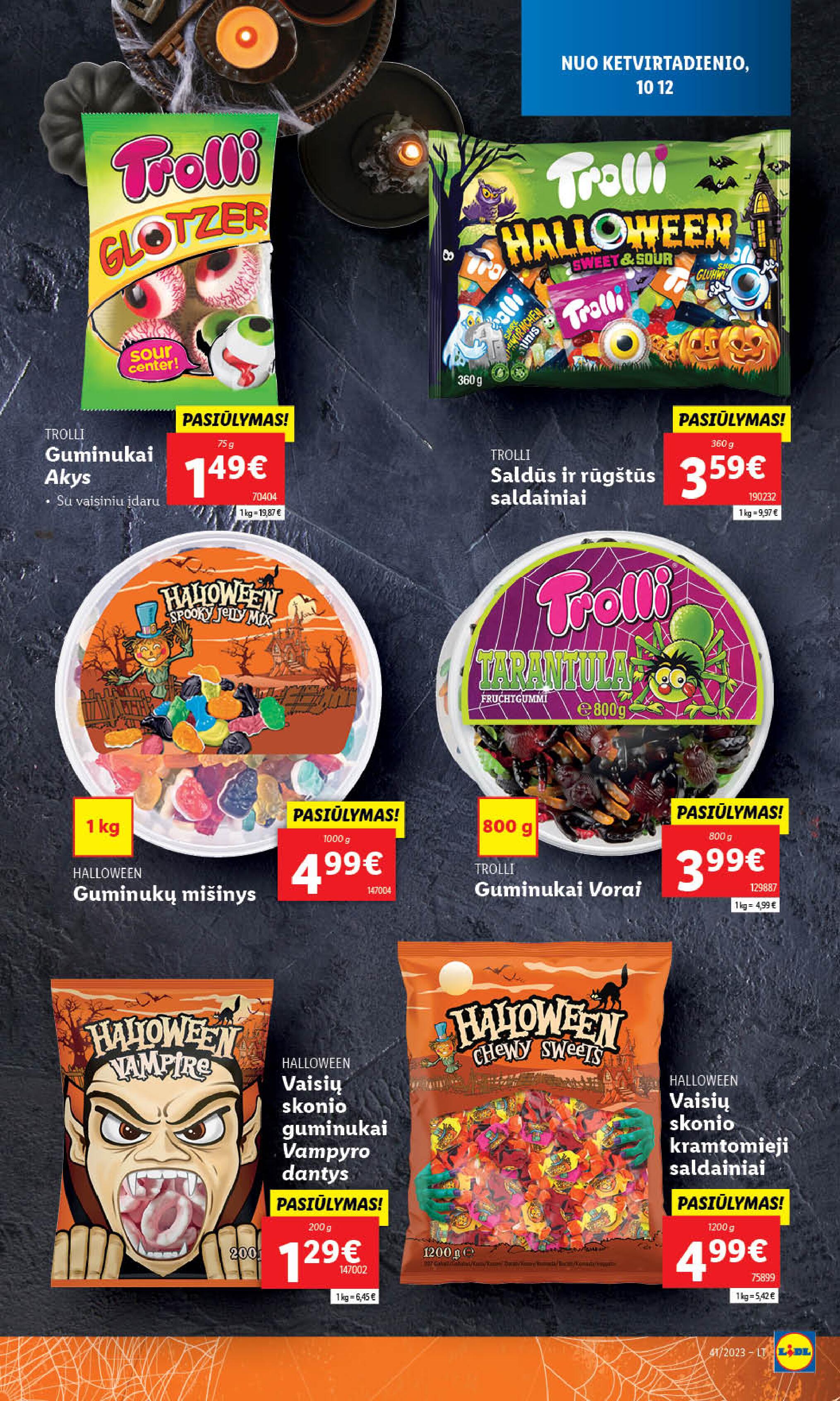 Naujausias LIDL kaininis katalogas 2023.10.09 - 2023.10.15