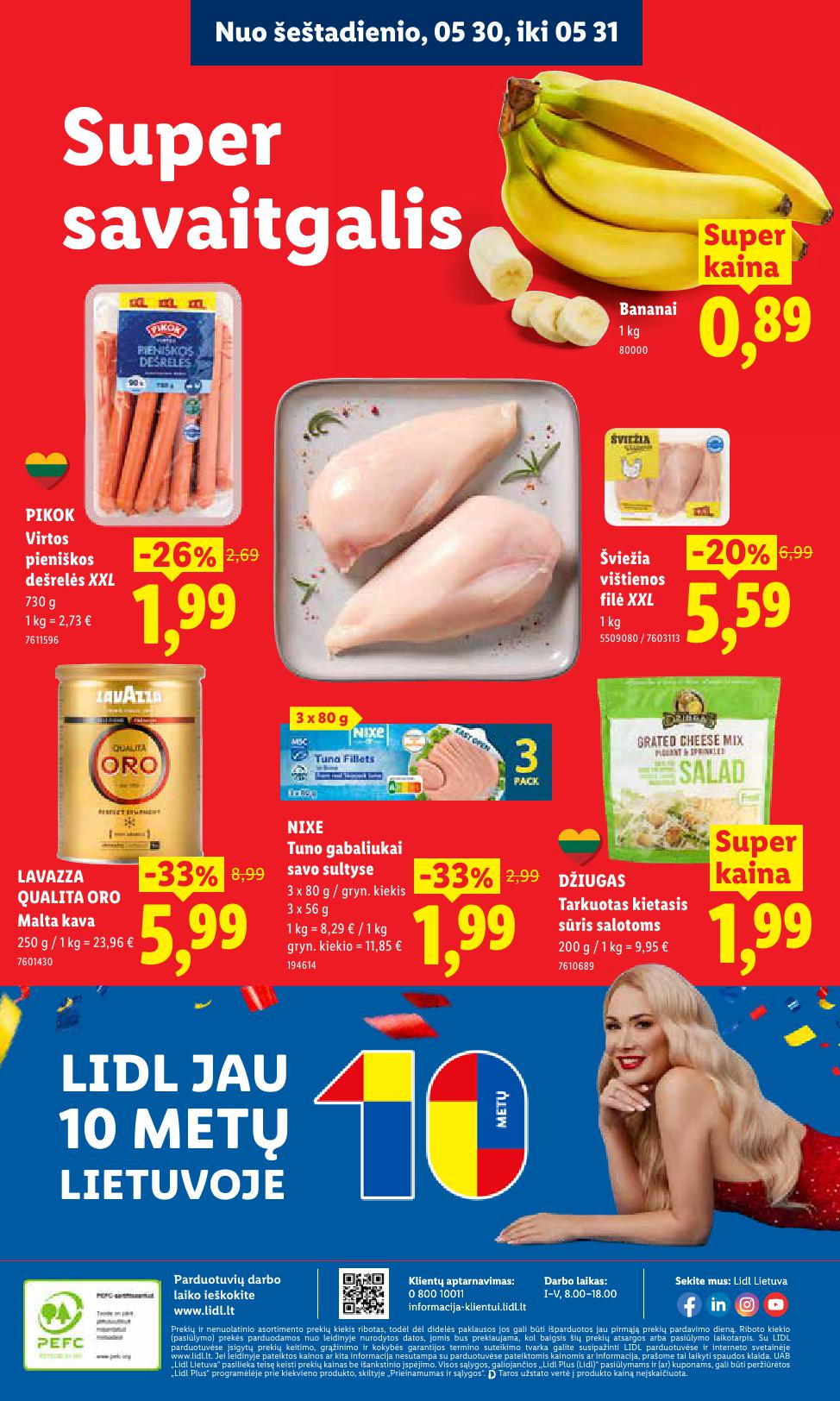 Naujausias LIDL kaininis katalogas 2026.05.25 - 2026.05.31