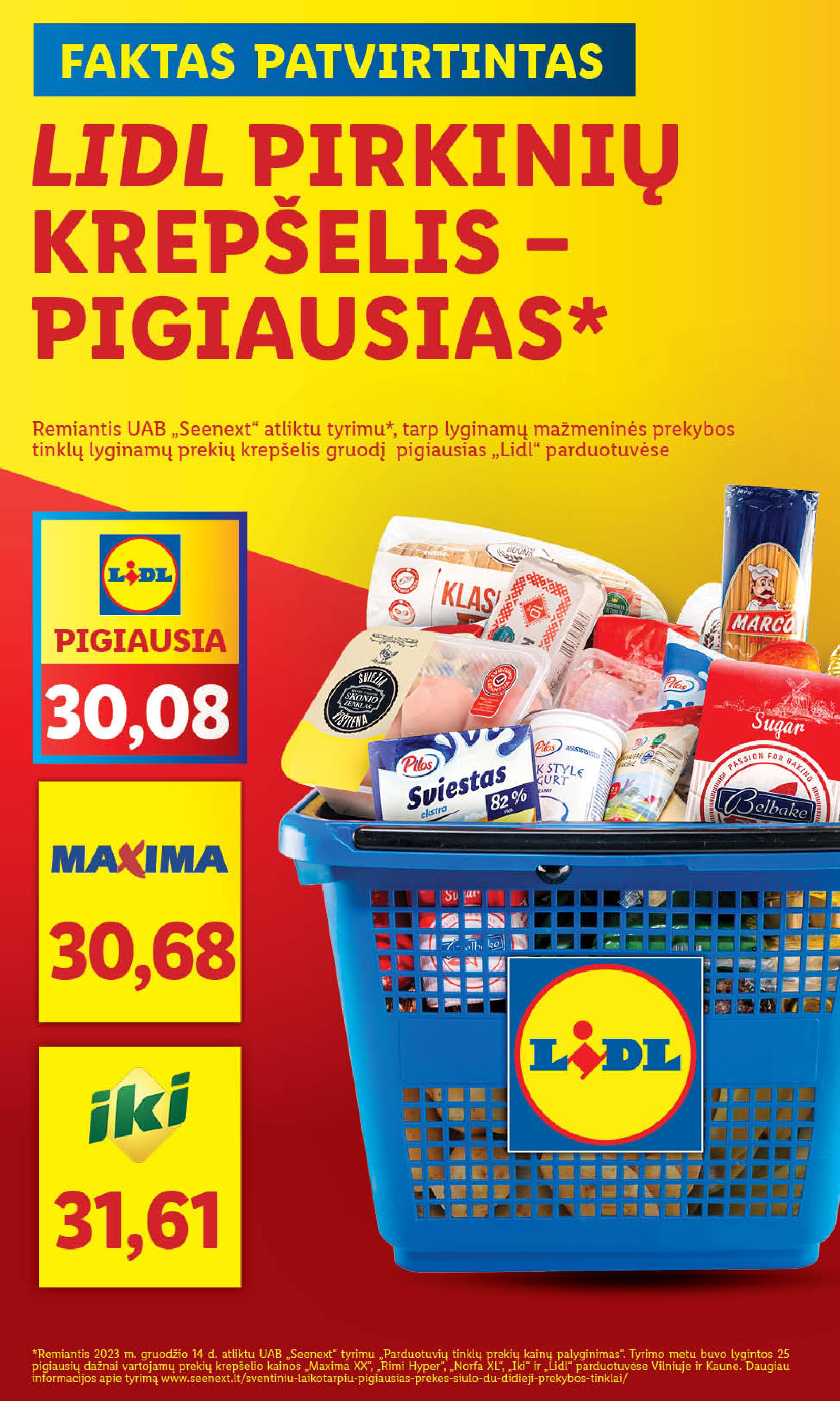 Naujausias LIDL kaininis katalogas 2024.01.15 - 2024.01.21