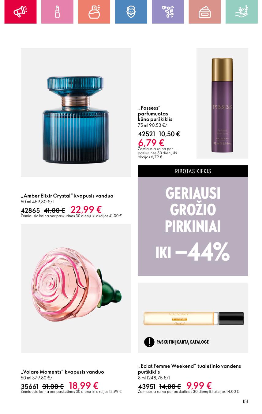 Naujas ORIFLAME katalogas galioja 2025.06.22 - 2025.07.12