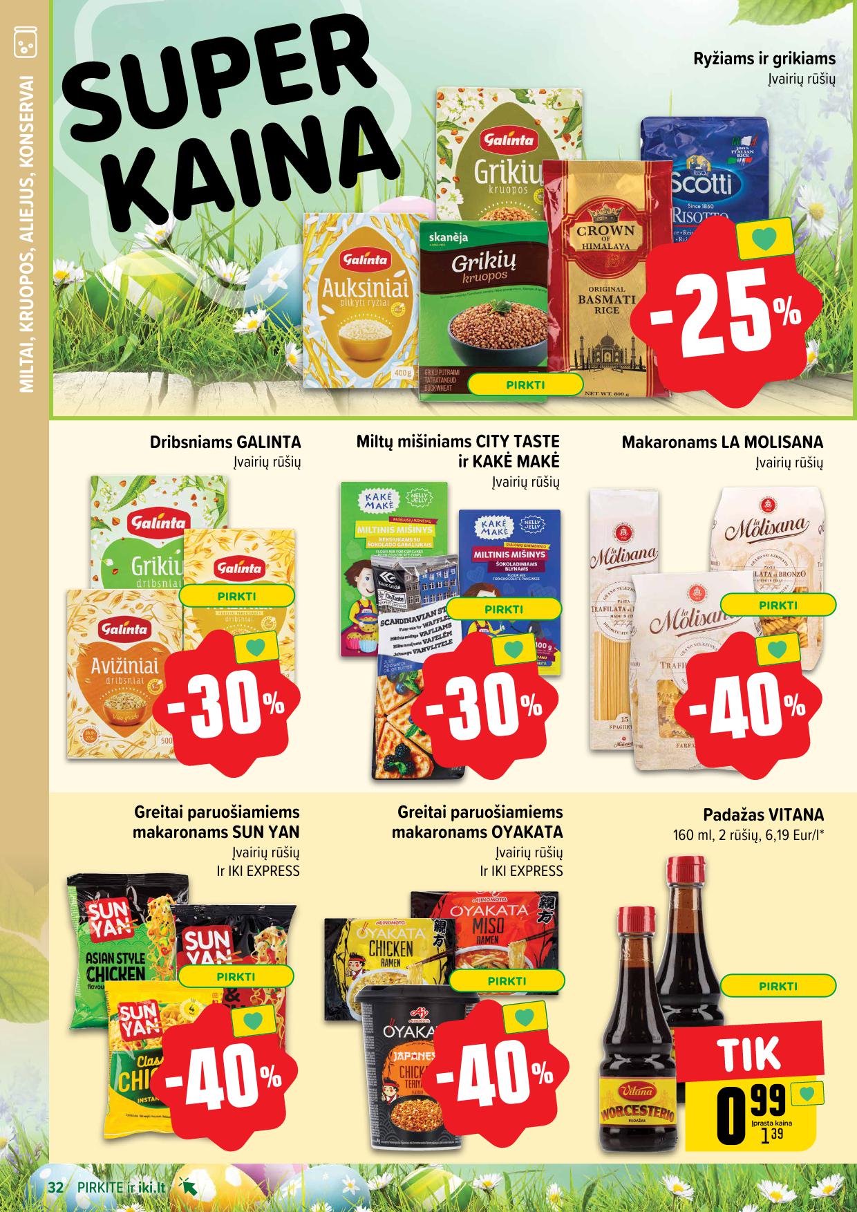 Naujausias IKI kaininis katalogas 2025.04.14 - 2025.04.19