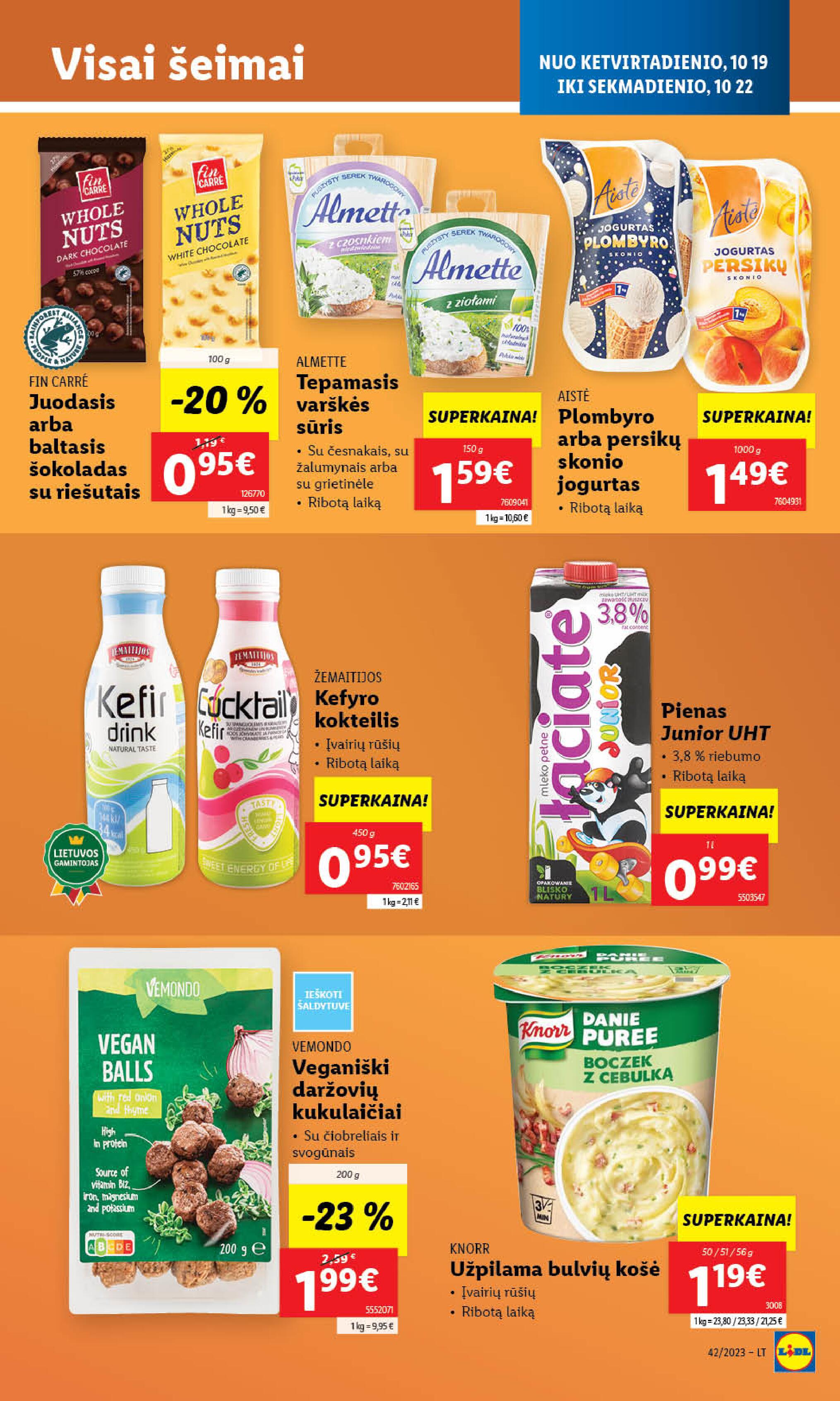 Naujausias LIDL kaininis katalogas 2023.10.16 - 2023.10.22